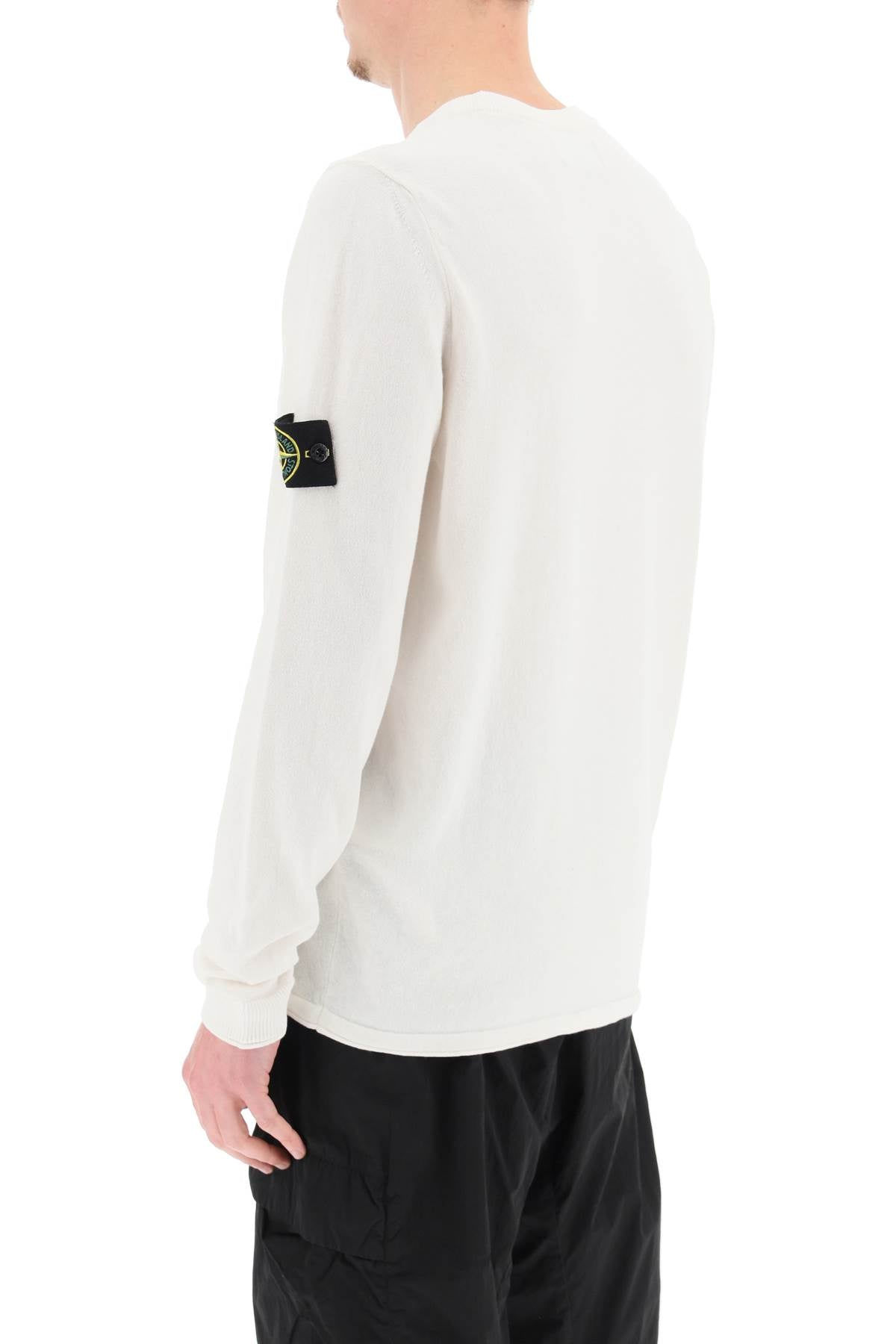 Stone Island Stone island raw cotton sweater