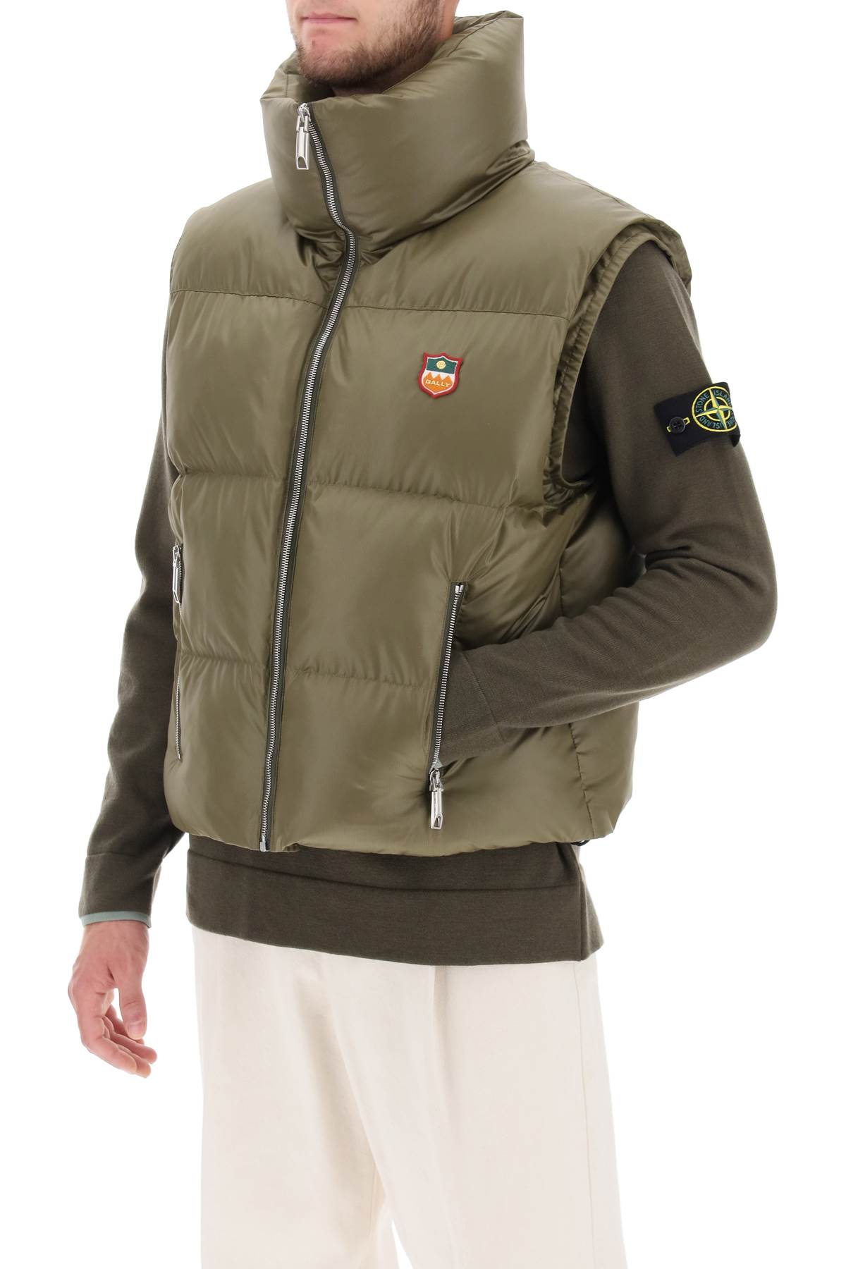 Bally Bally padded vest in ripstop