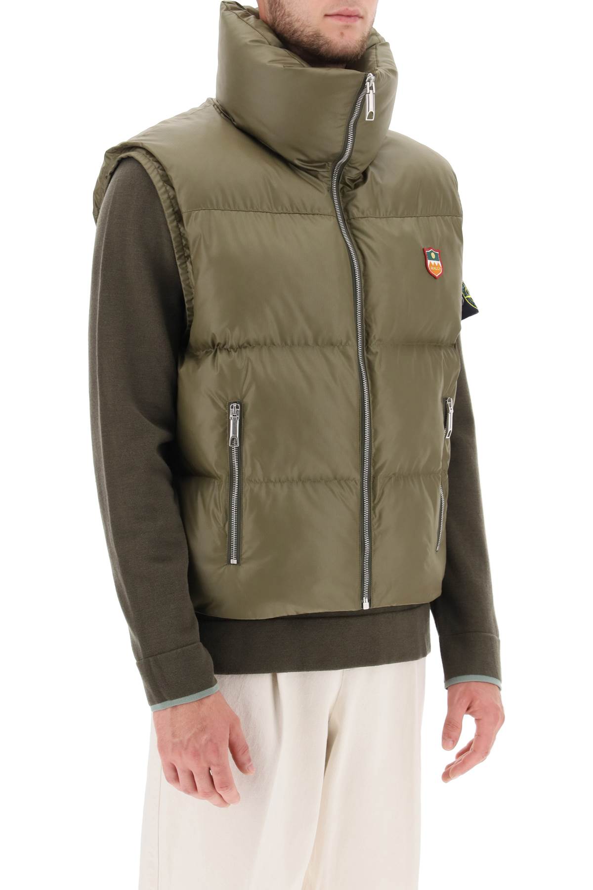 Bally Bally padded vest in ripstop