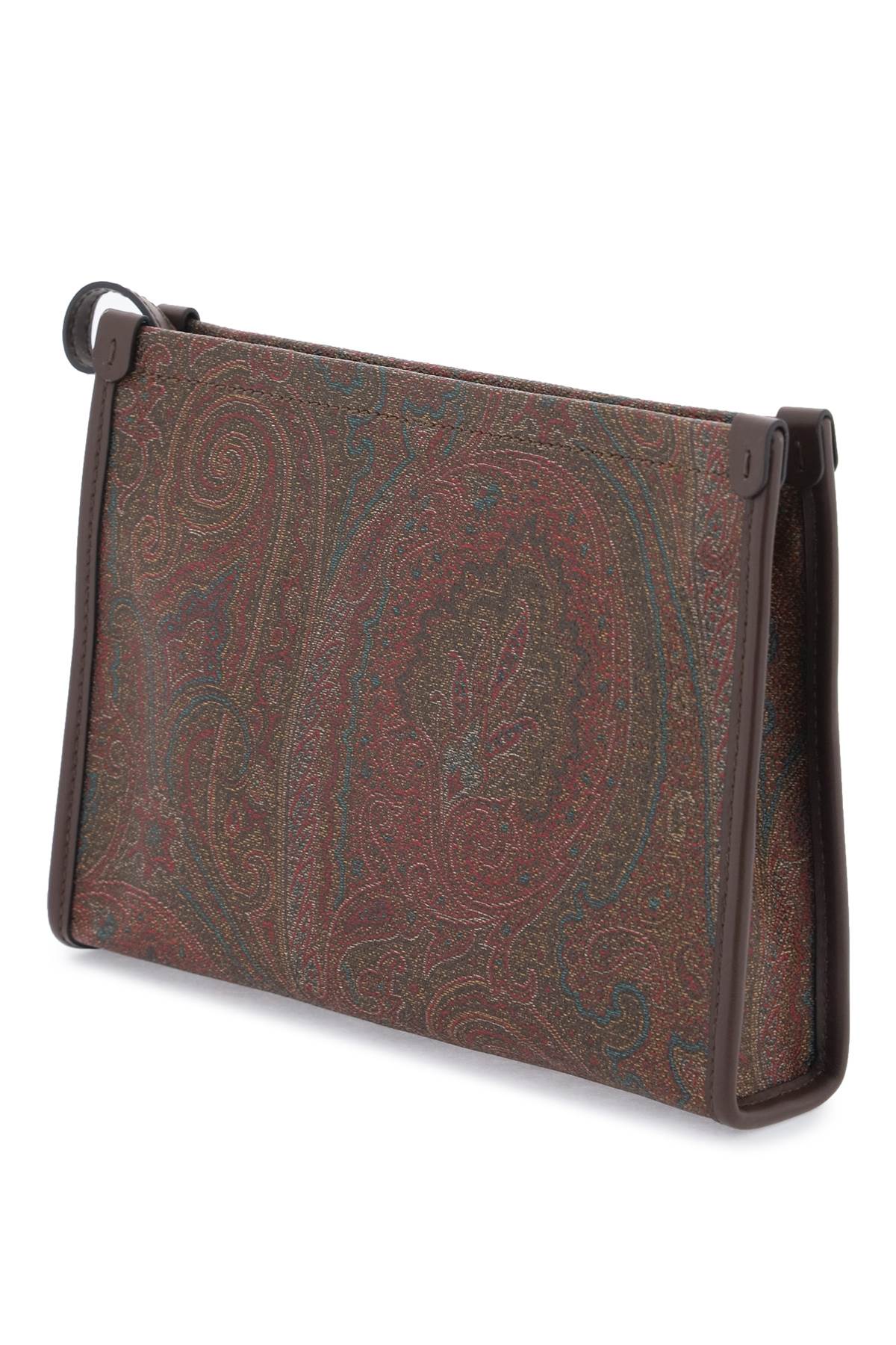 Etro Etro paisley pouch with embroidery