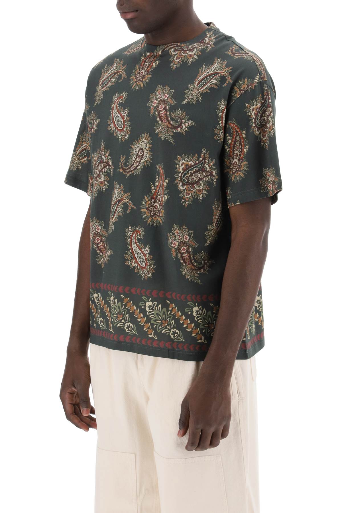 Etro Etro t-shirt girocollo con stampa paisley