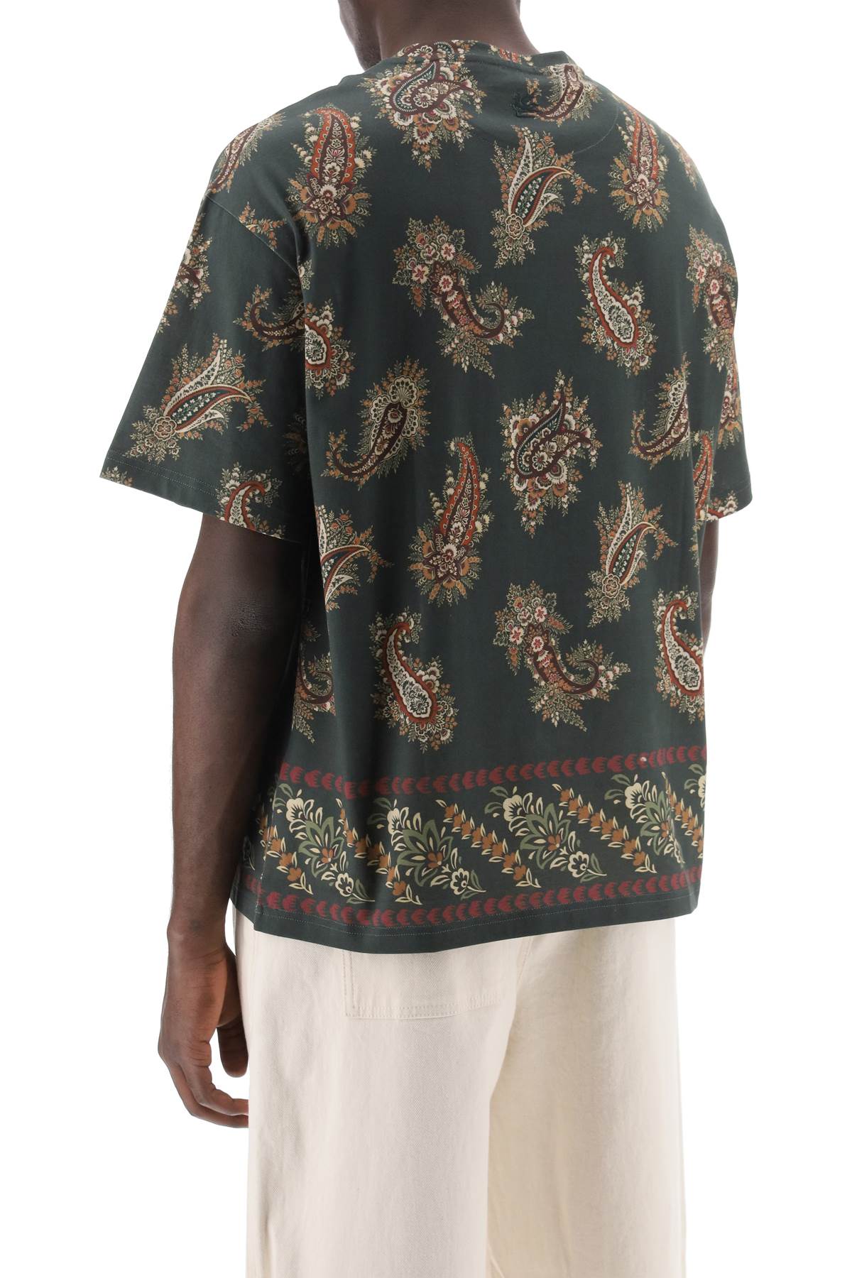 Etro Etro t-shirt girocollo con stampa paisley