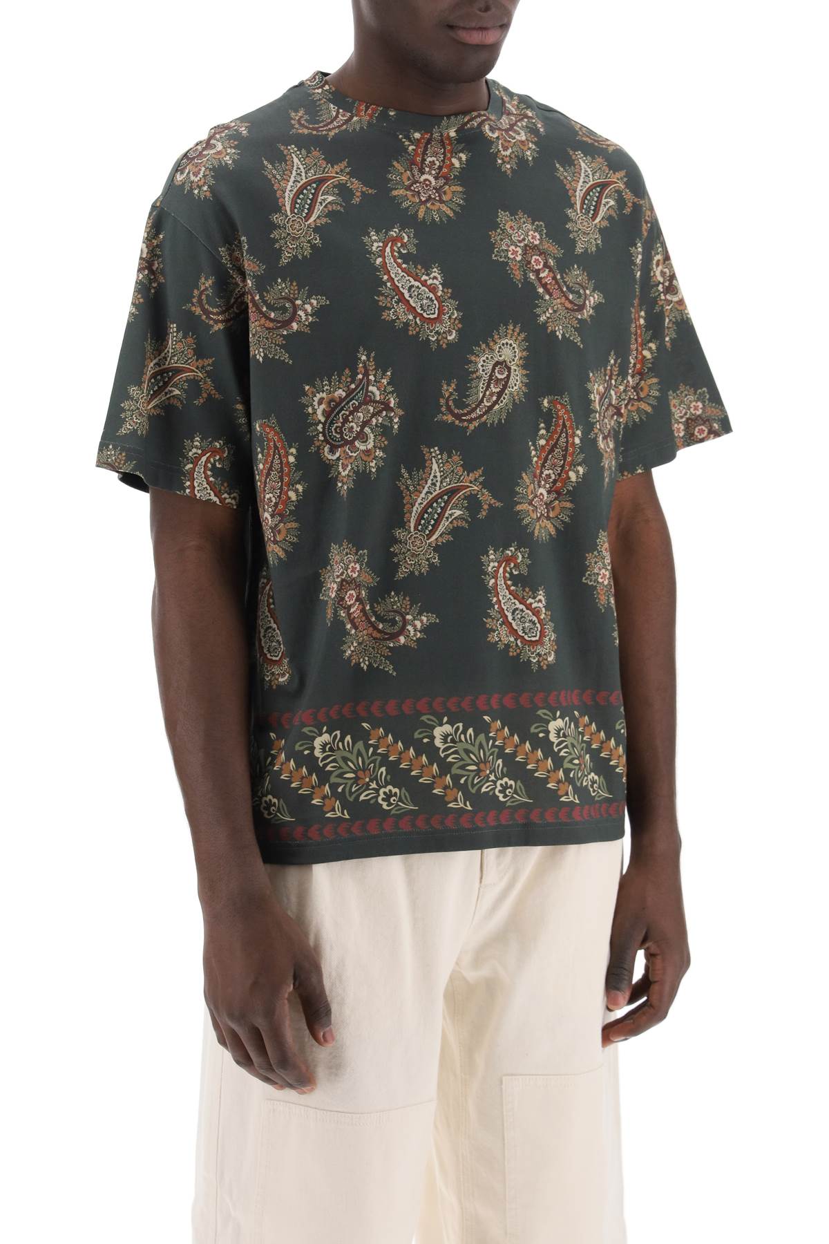 Etro Etro t-shirt girocollo con stampa paisley