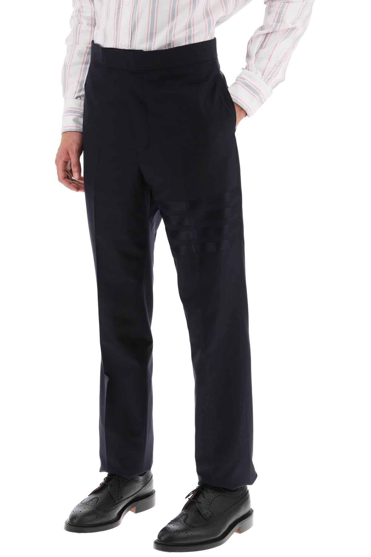 Thom Browne Thom browne 4-bar wool trousers