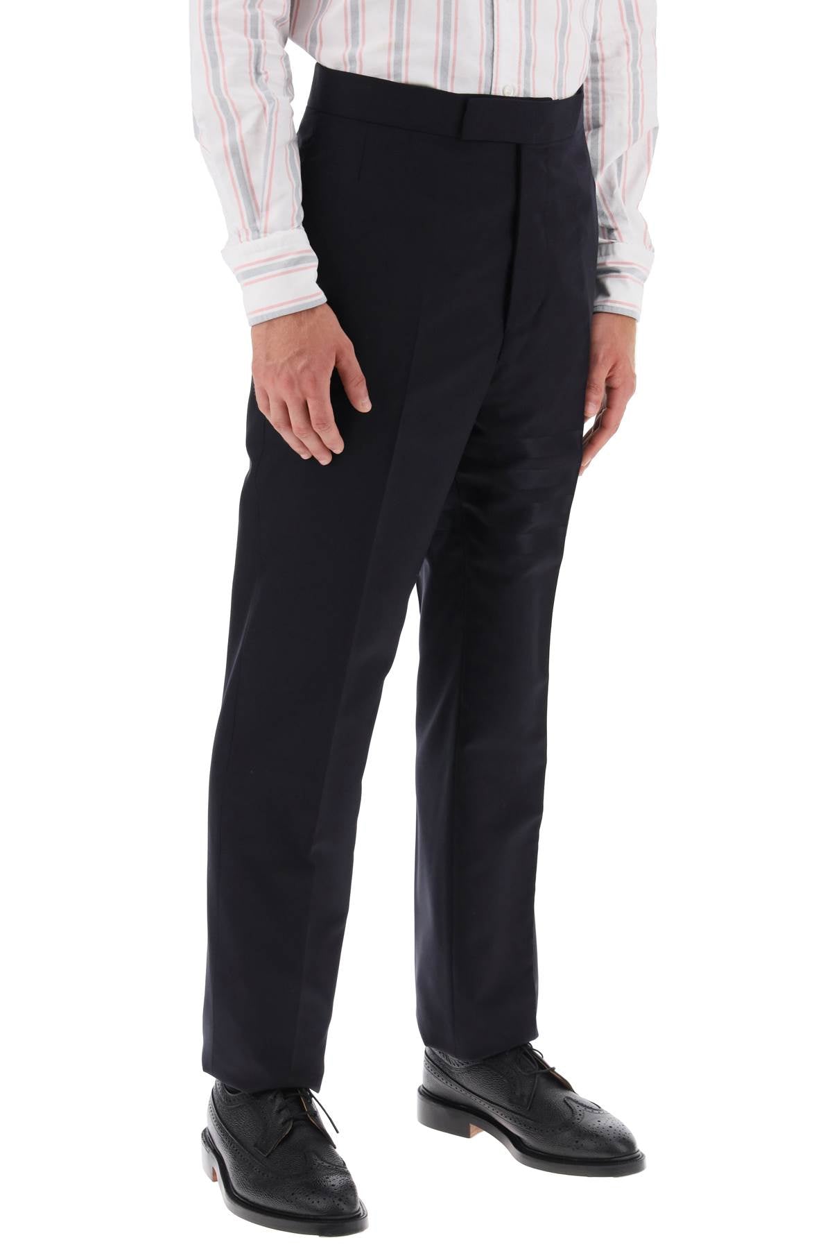 Thom Browne Thom browne 4-bar wool trousers