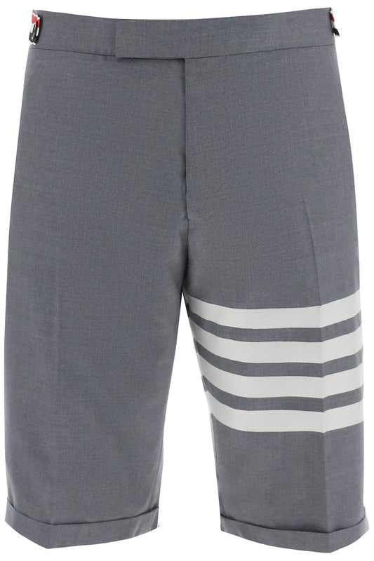 Thom Browne Thom browne 4-bar shorts in light wool