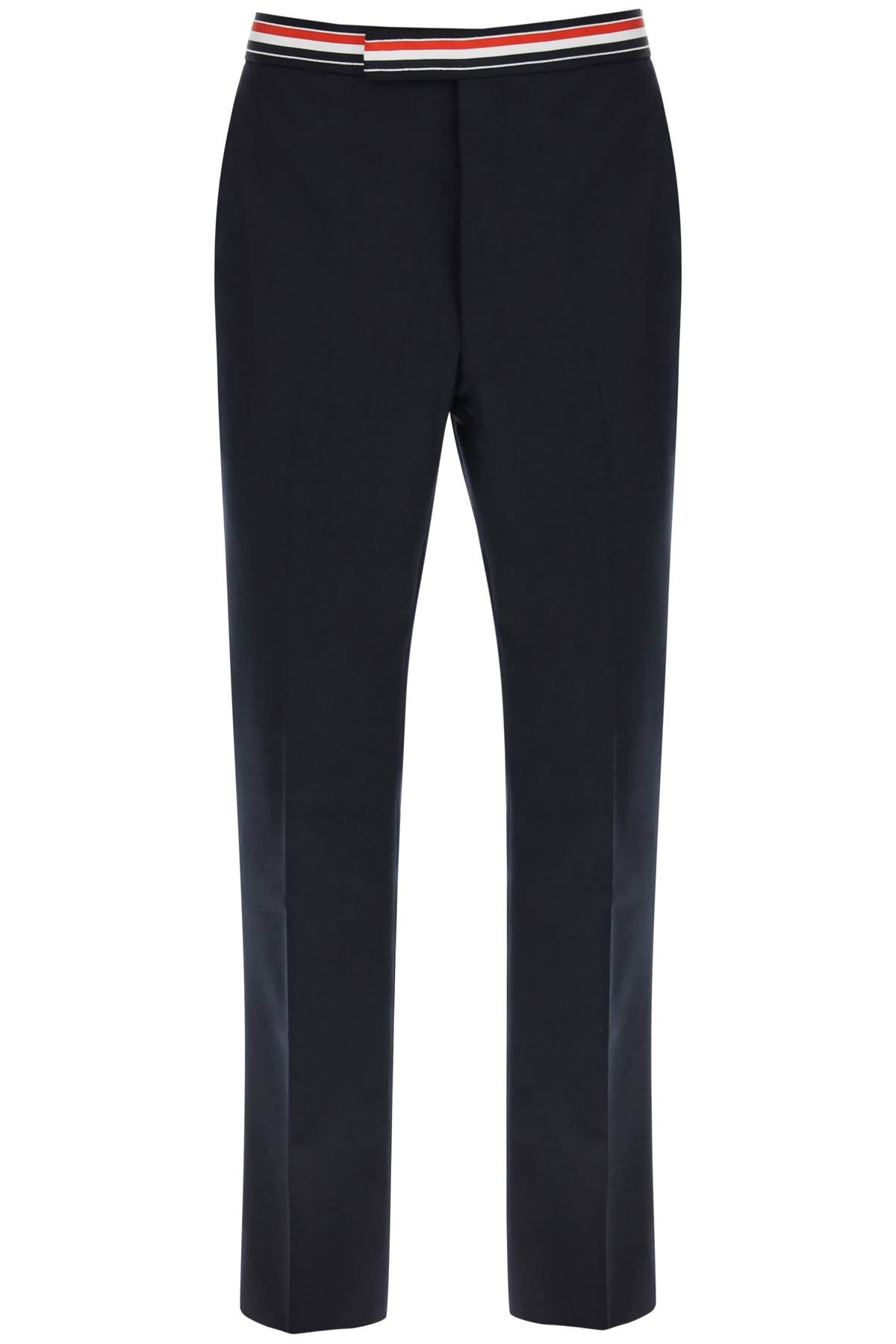 Thom Browne Thom browne tricolar waistband wool twill pants