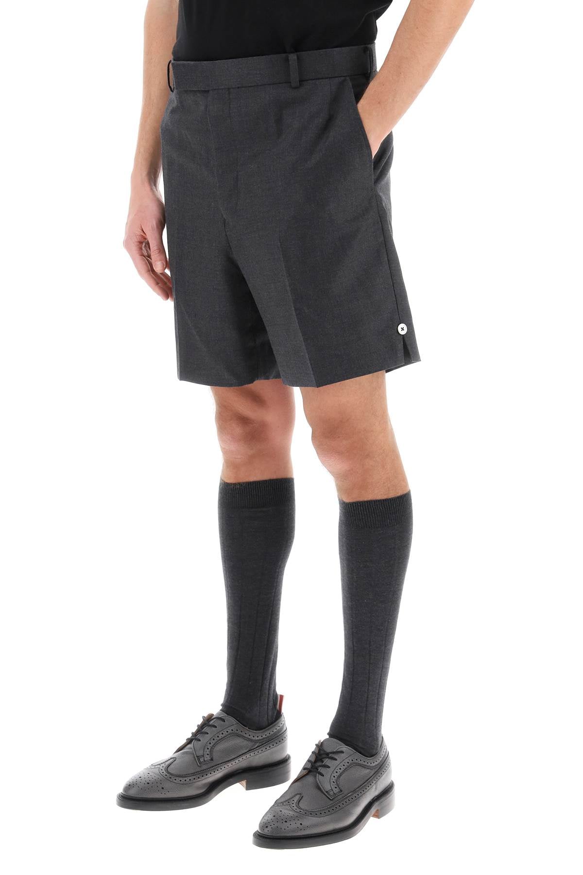 Thom Browne Thom browne light wool tailoring shorts