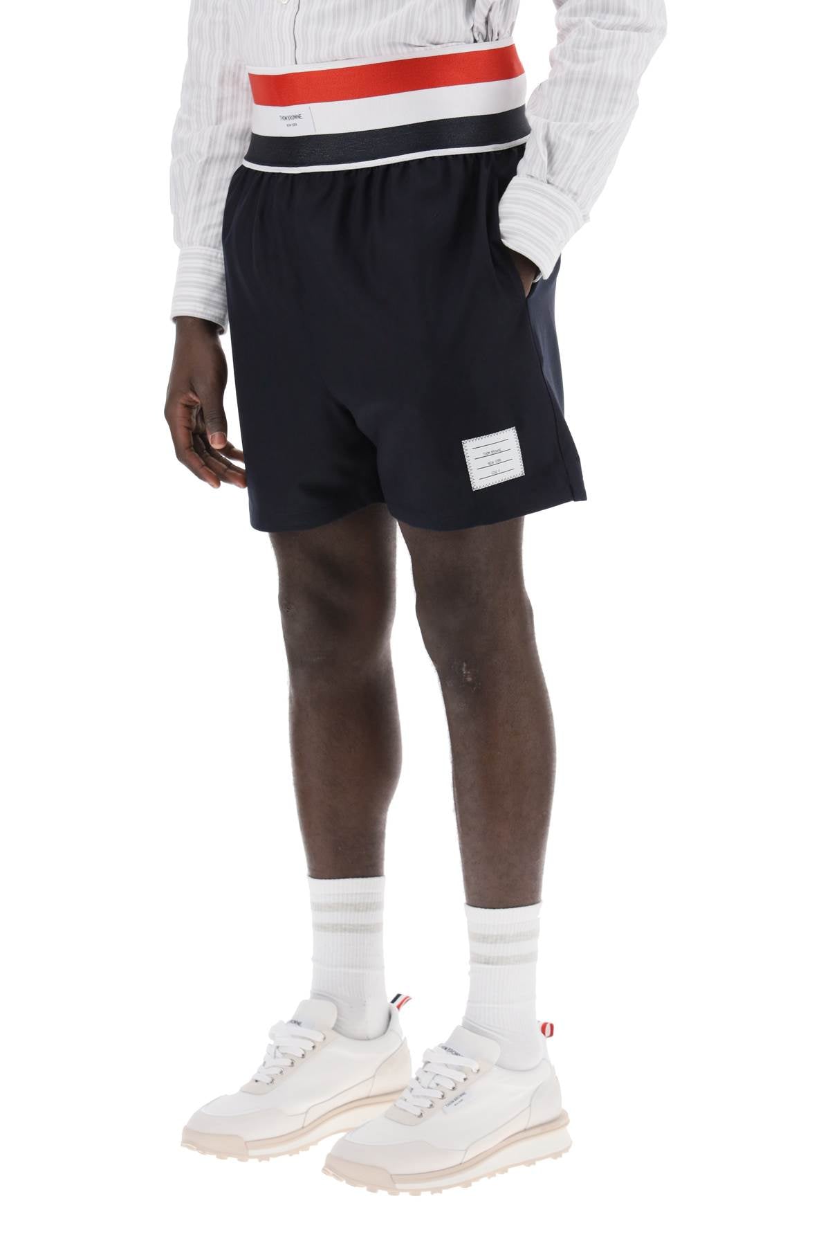 Thom Browne Thom browne elastic waistband bermuda shorts