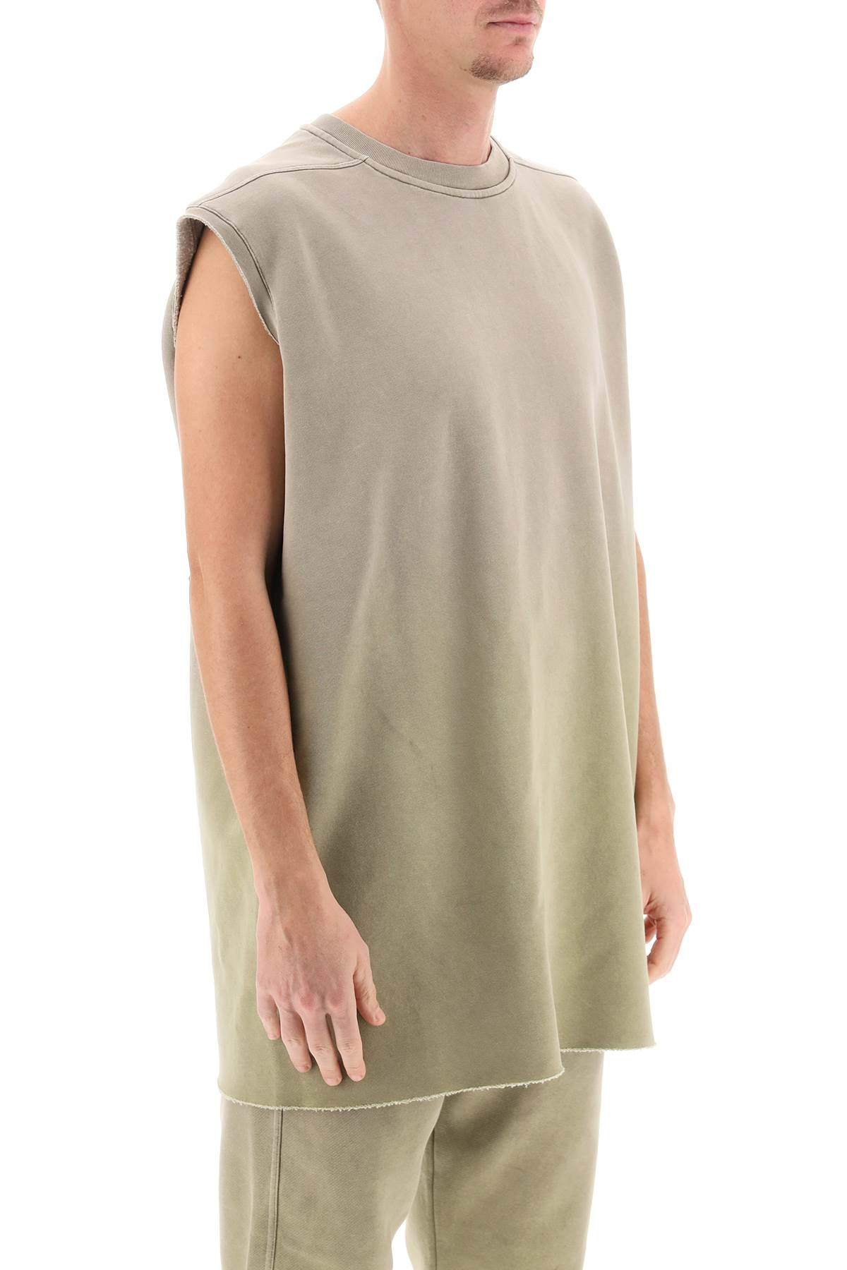 Moncler + Rick Owens Moncler x rick owens tarp sleeveless fleece t-shirt