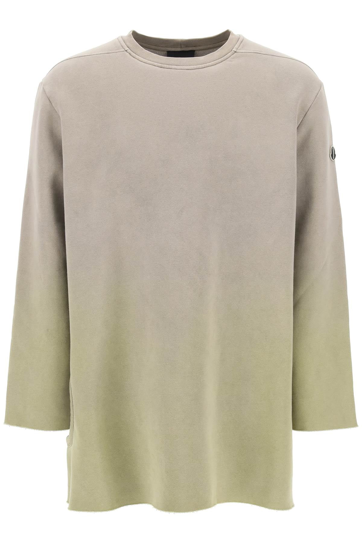 Moncler + Rick Owens Moncler x rick owens subhuman cut-out sweatshirt