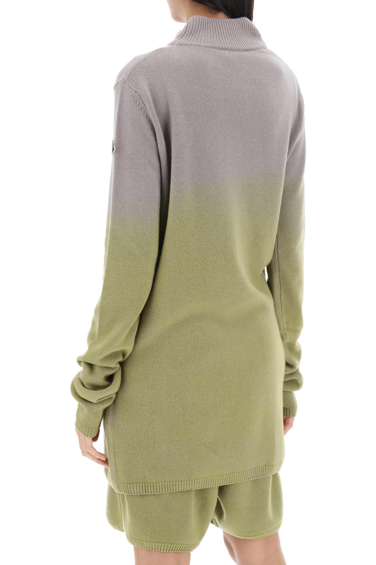 Moncler + Rick Owens Moncler x rick owens subhuman cut-out cashmere sweater