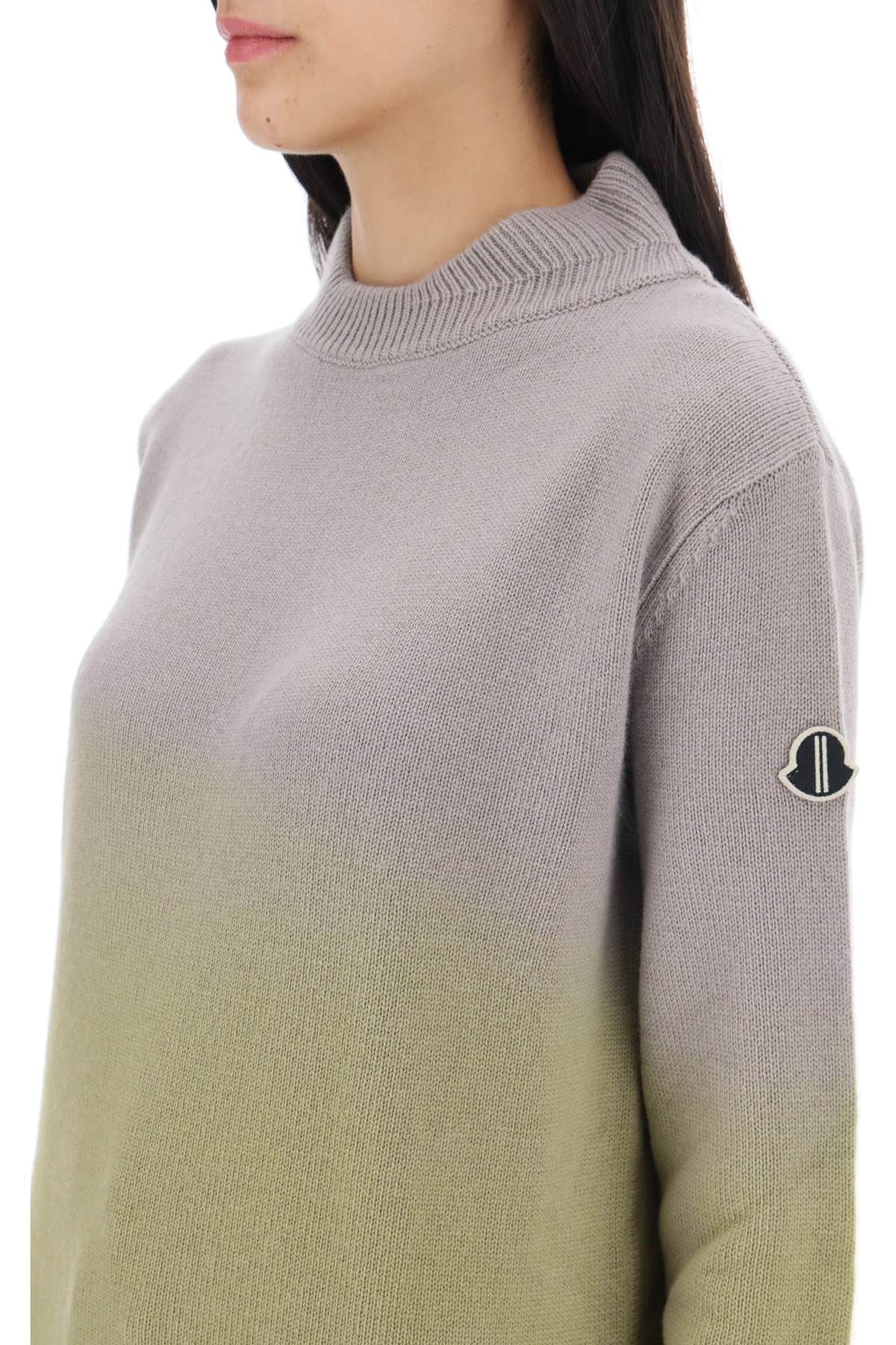 Moncler + Rick Owens Moncler x rick owens subhuman cut-out cashmere sweater