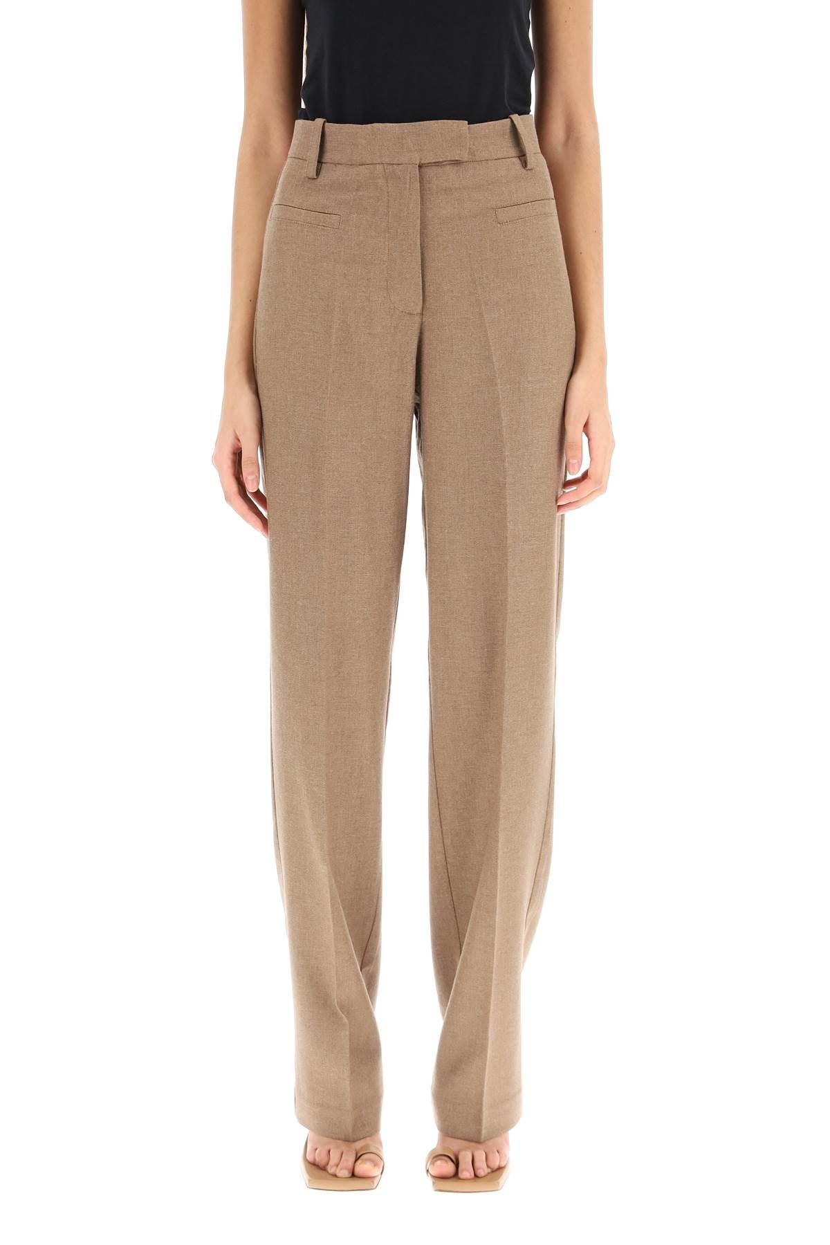 MVP Wardrobe Mvp wardrobe 'bleecker' wool blend classic pants