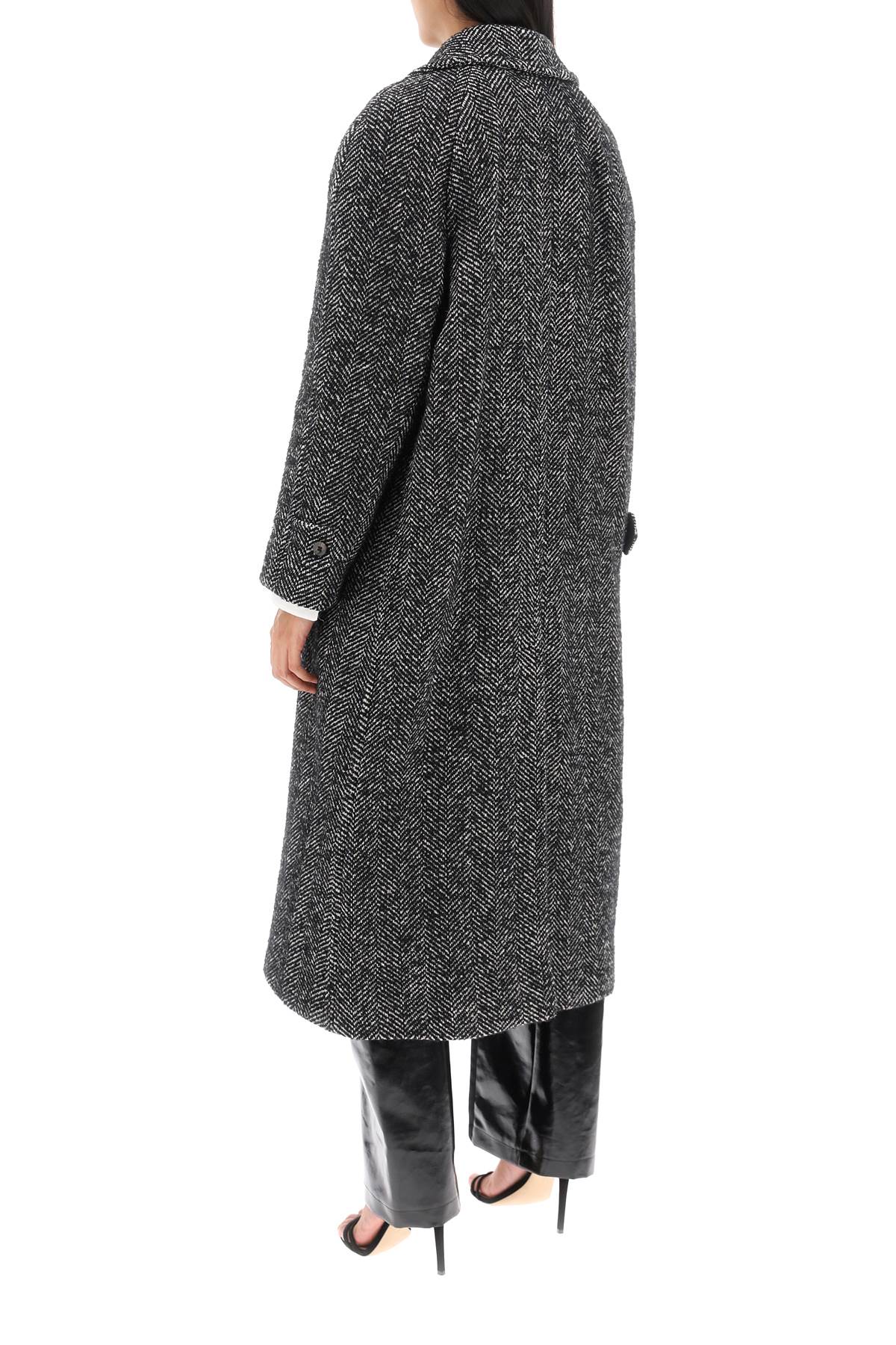 MVP Wardrobe Mvp wardrobe oversized herringbone coat