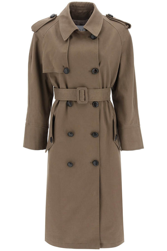 MVP Wardrobe Mvp wardrobe 'bigli' cotton double-breasted trench coat