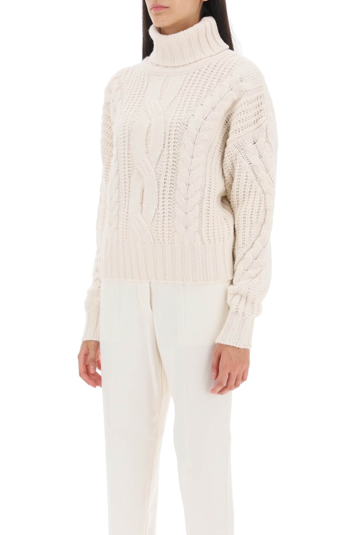 MVP Wardrobe Mvp wardrobe visconti cable knit sweater