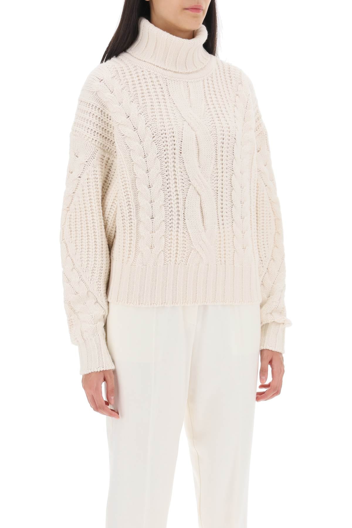 MVP Wardrobe Mvp wardrobe visconti cable knit sweater