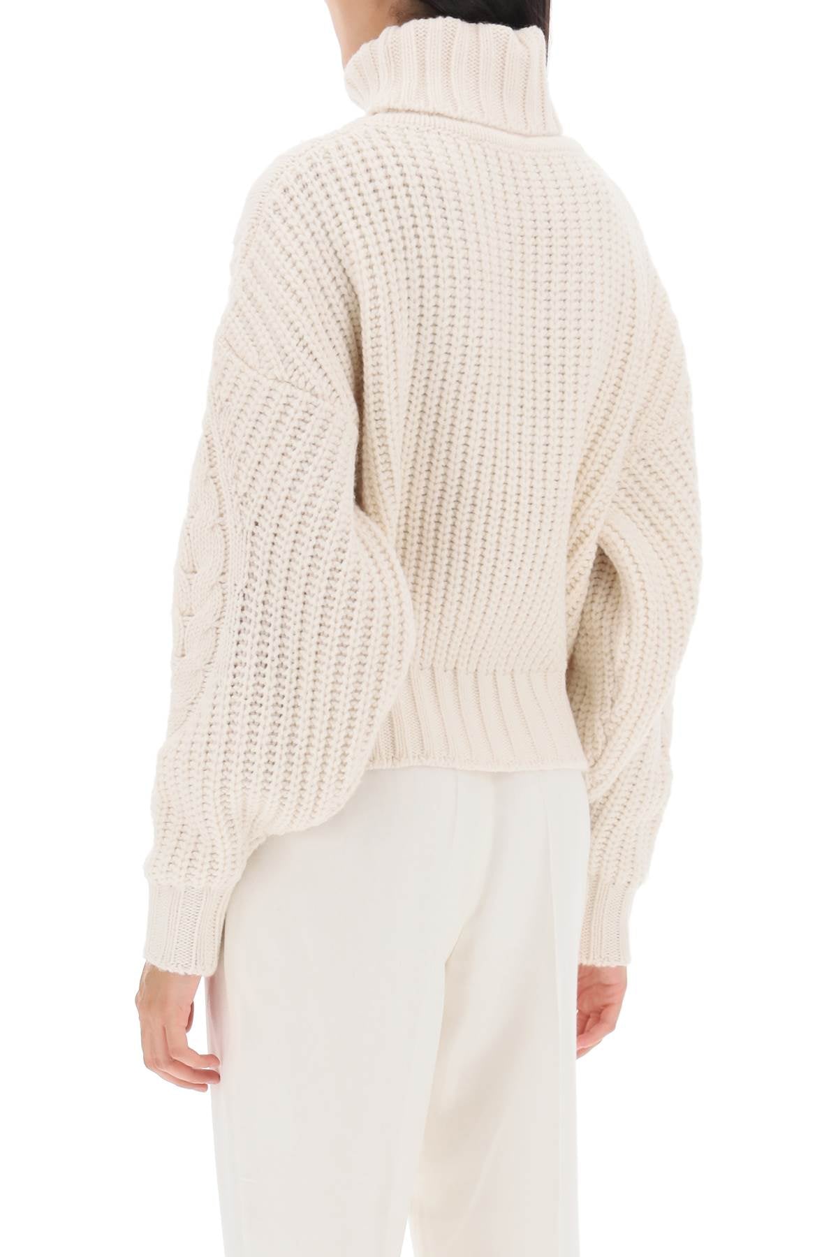 MVP Wardrobe Mvp wardrobe visconti cable knit sweater