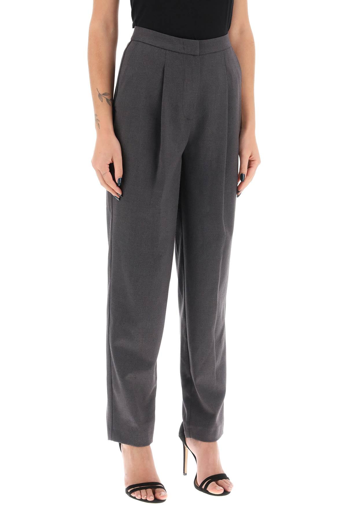 MVP Wardrobe Mvp wardrobe meda wool blend trousers