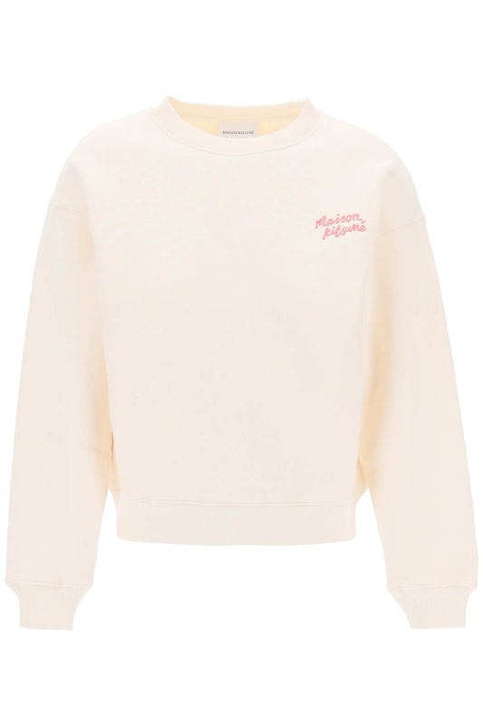 Maison Kitsune Maison kitsune "embroidered logo crewneck