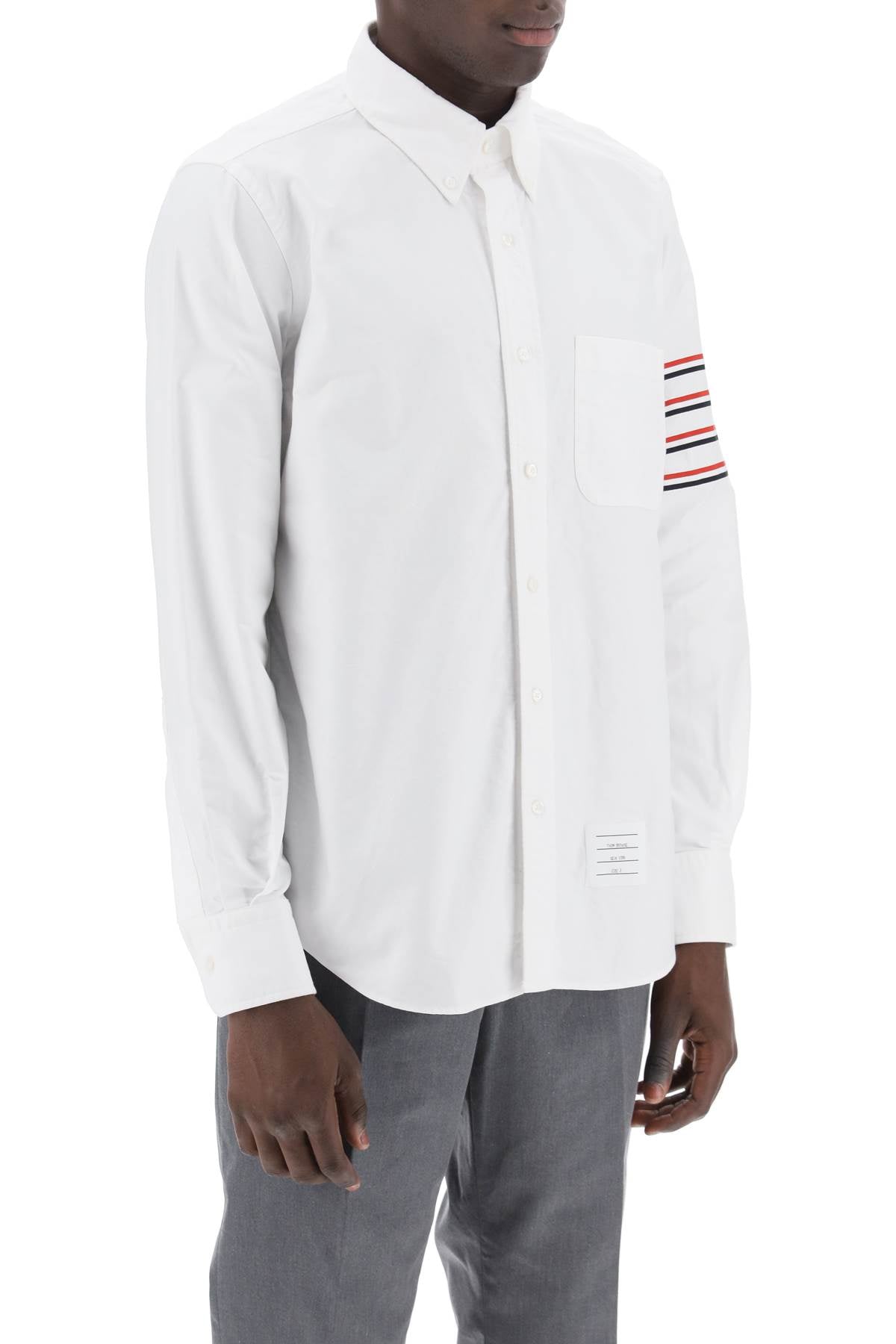 Thom Browne Thom browne tricolor 4-bar shirt