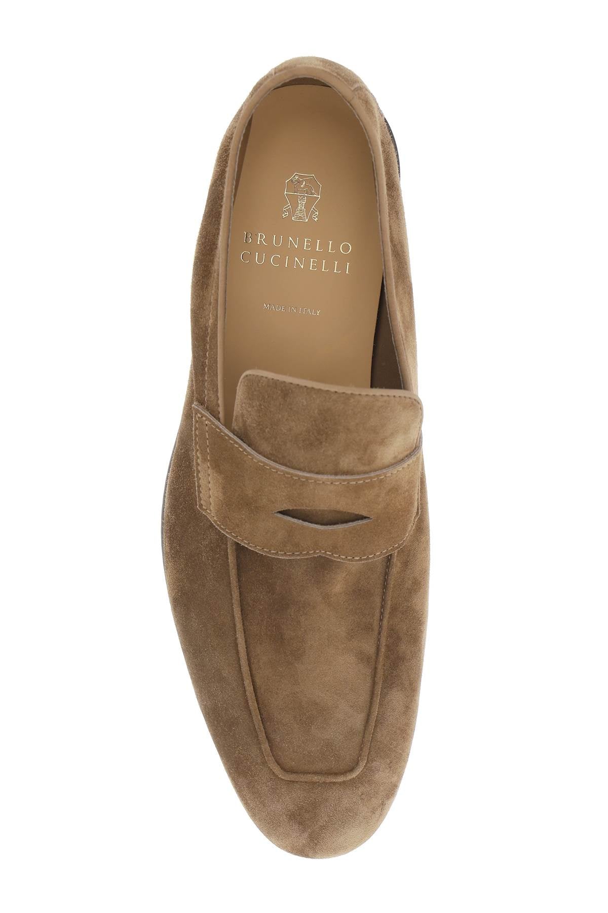 Brunello Cucinelli Brunello cucinelli suede loafers