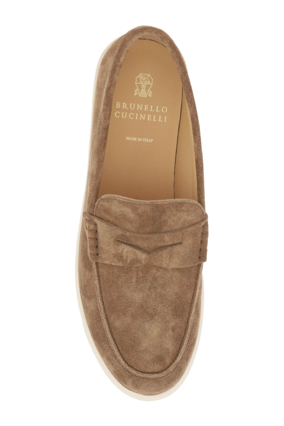 Brunello Cucinelli Brunello cucinelli suede loafers