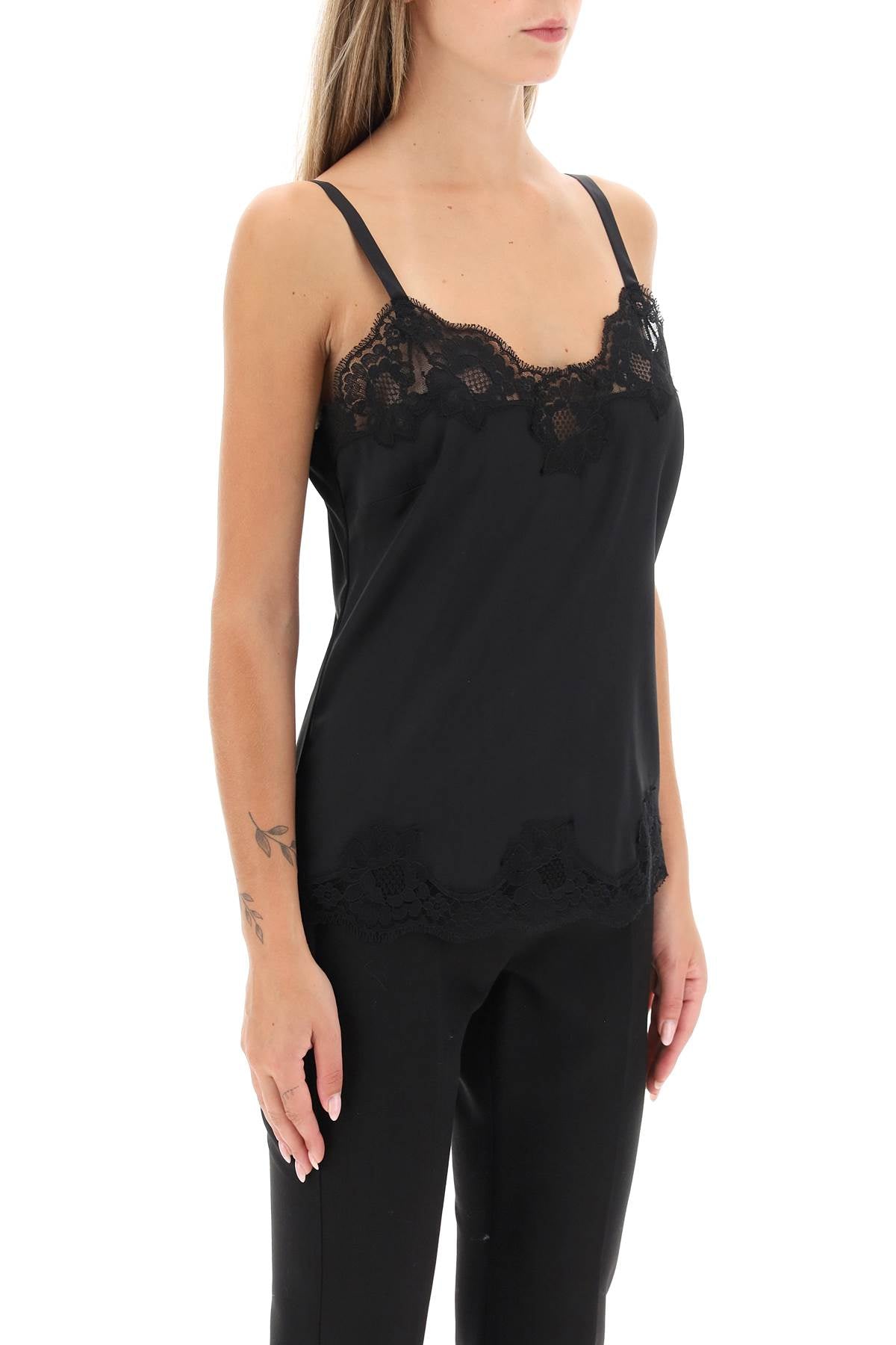 Dolce & Gabbana Dolce & gabbana cami top in satin