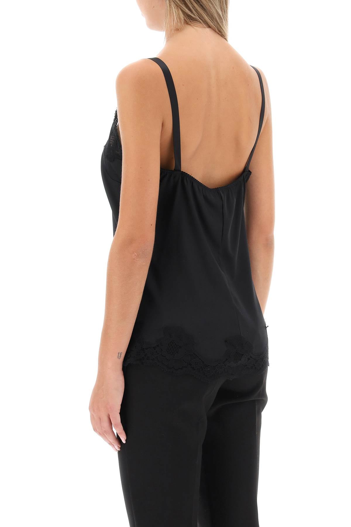 Dolce & Gabbana Dolce & gabbana cami top in satin