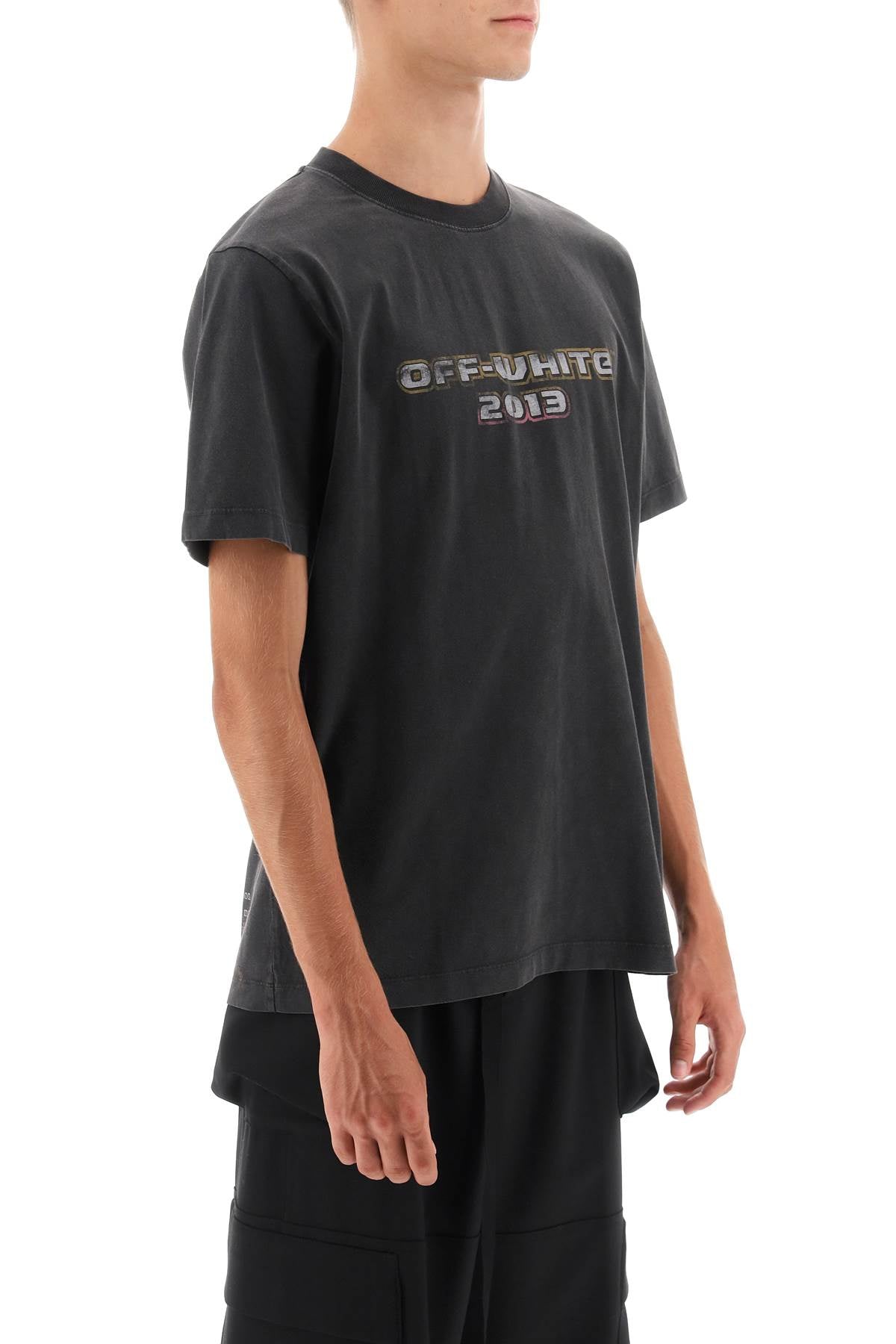 Off-White Off-white t-shirt with back bacchus print