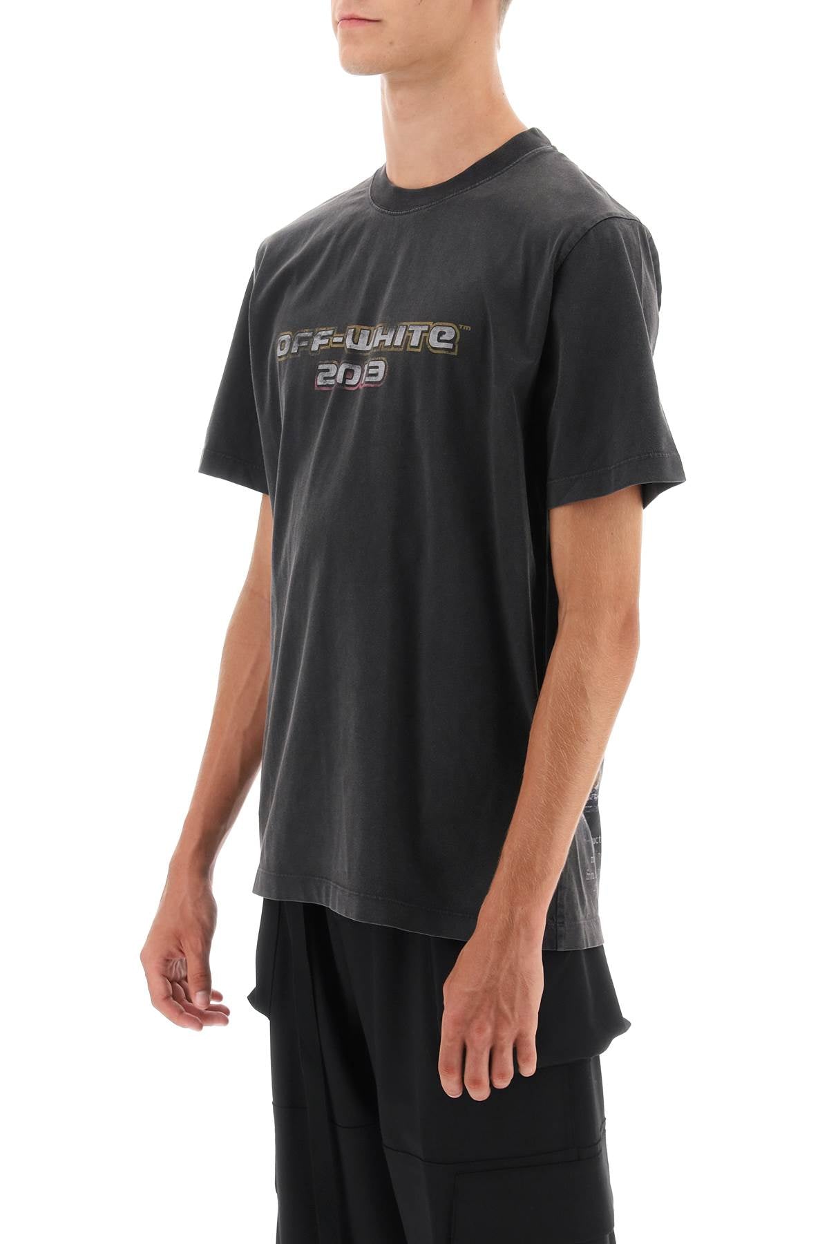 Off-White Off-white t-shirt with back bacchus print