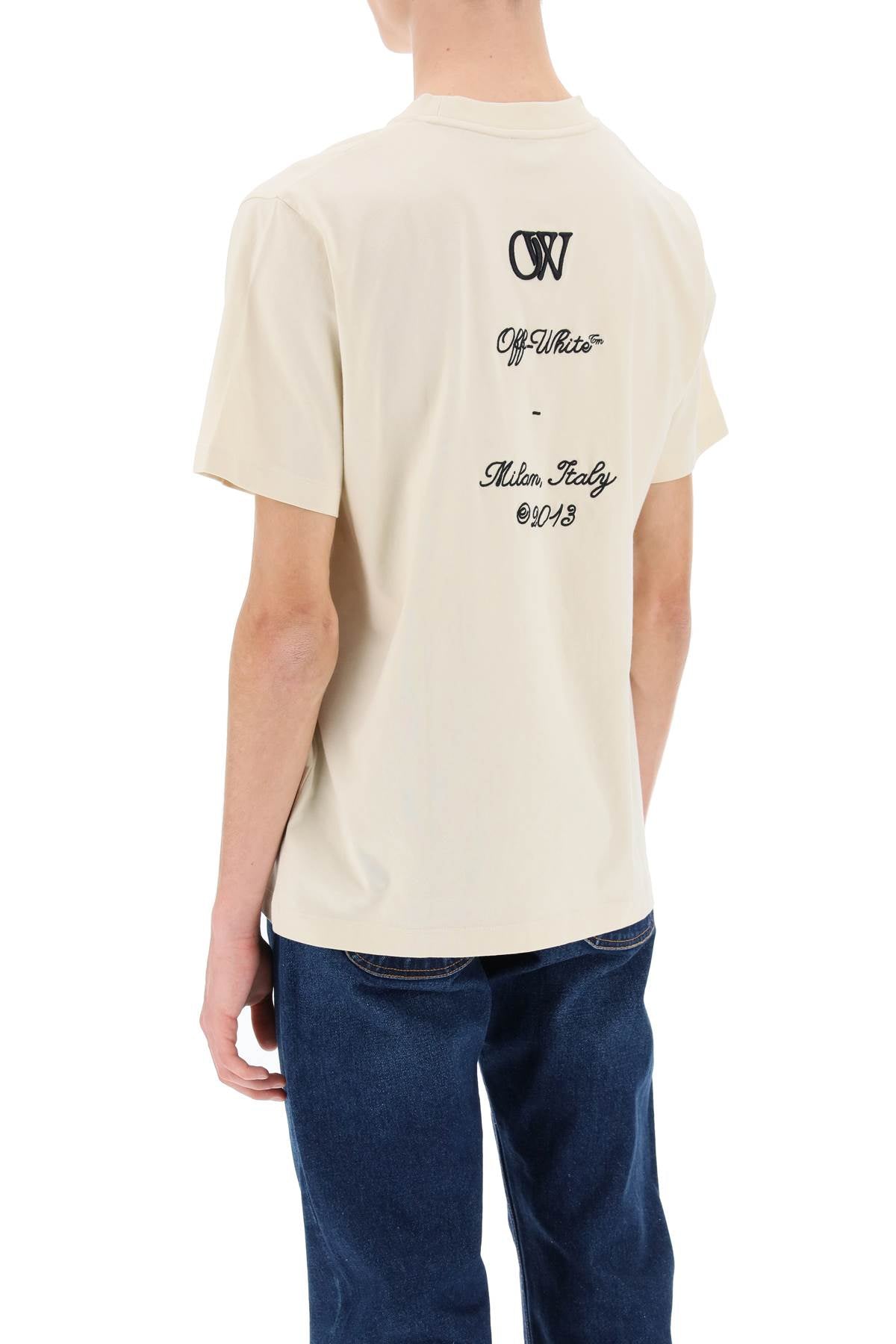 Off-White Off-white crew-neck t-shirt with 23 logo