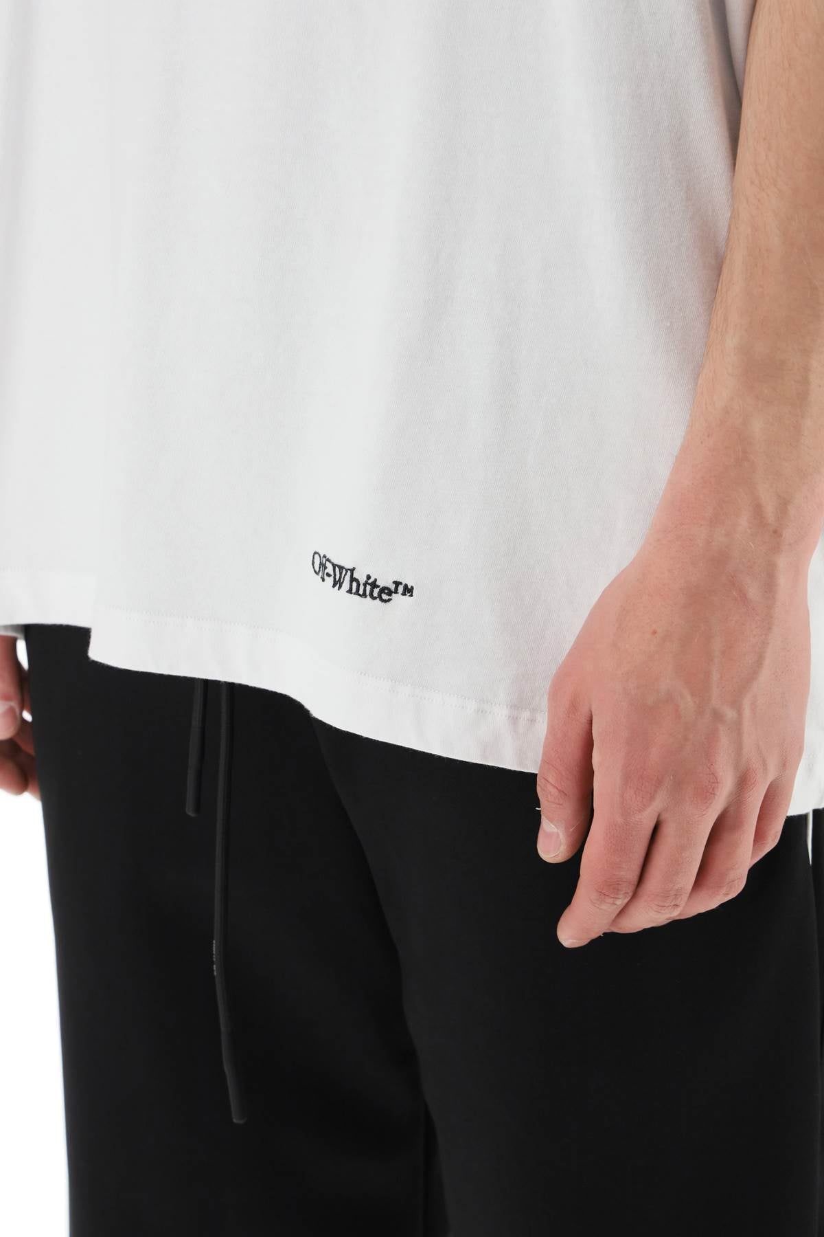 Off-White Off-white scribble diag oversized t-shirt