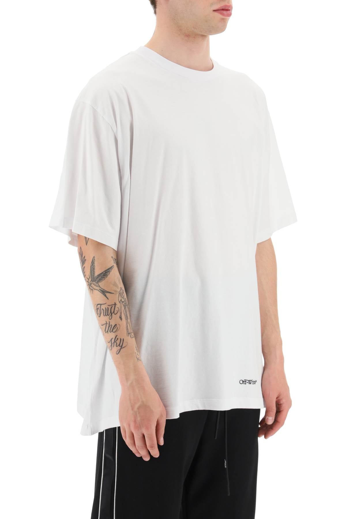 Off-White Off-white scribble diag oversized t-shirt