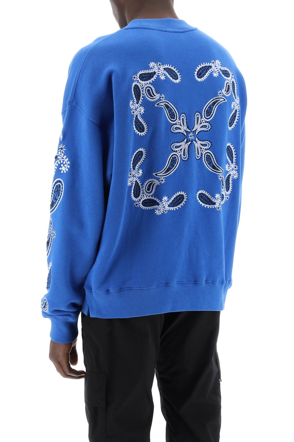 Off-White Off-white "arrow bandana crewneck sweat