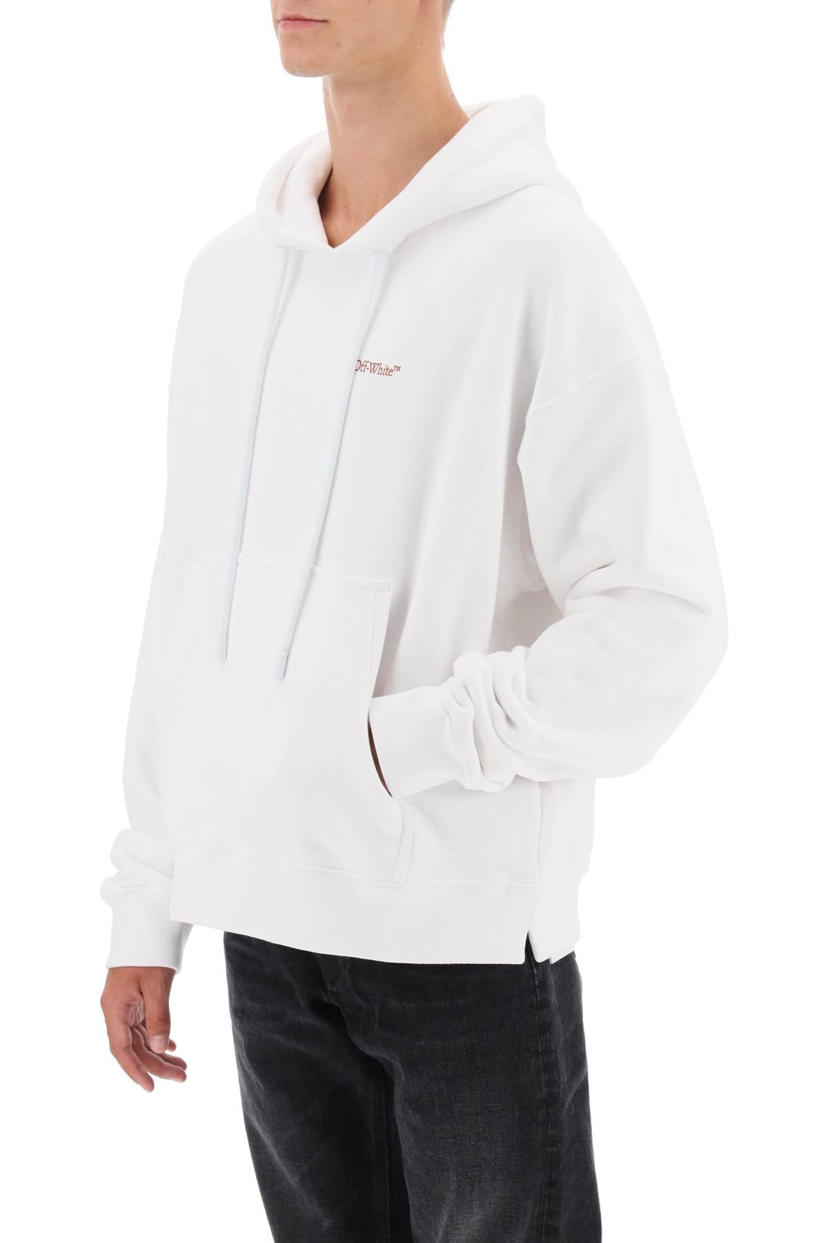 Off-White Off-white hoodie with back arrow print