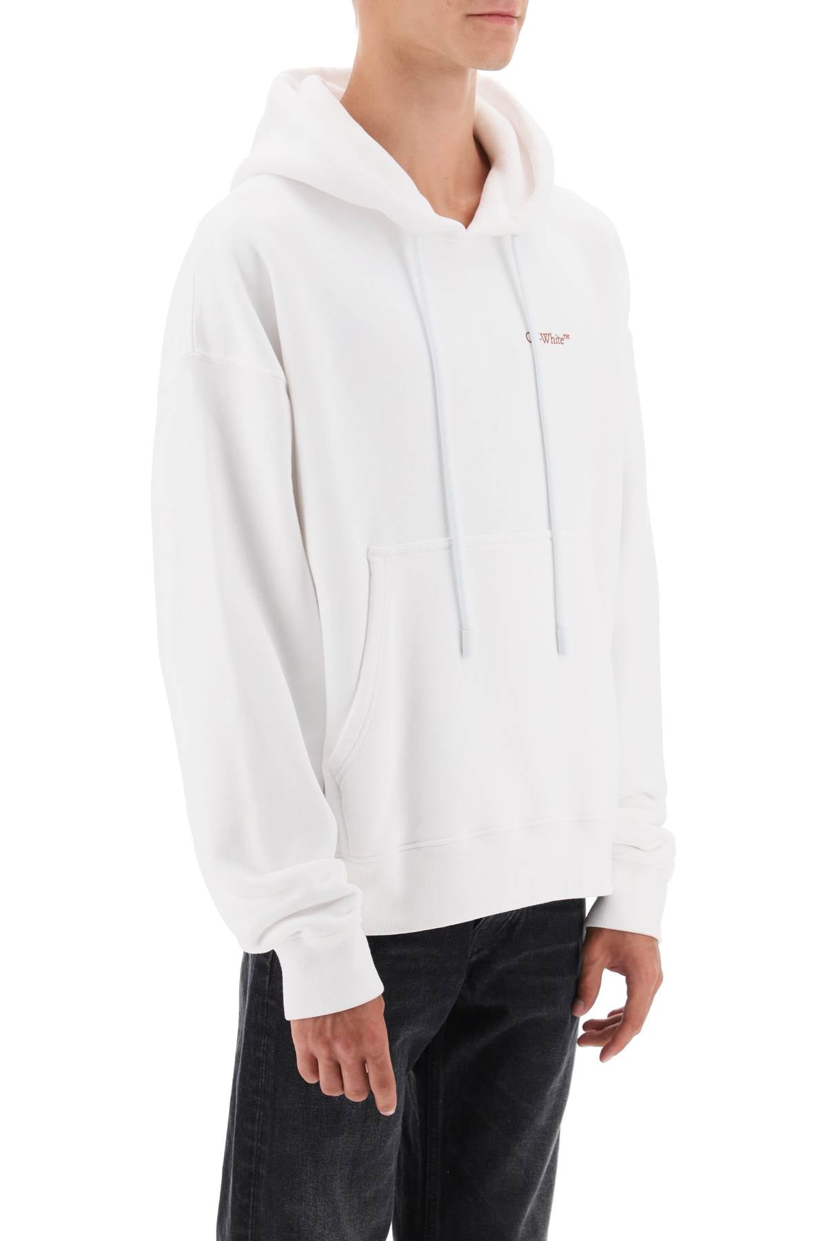 Off-White Off-white hoodie with back arrow print