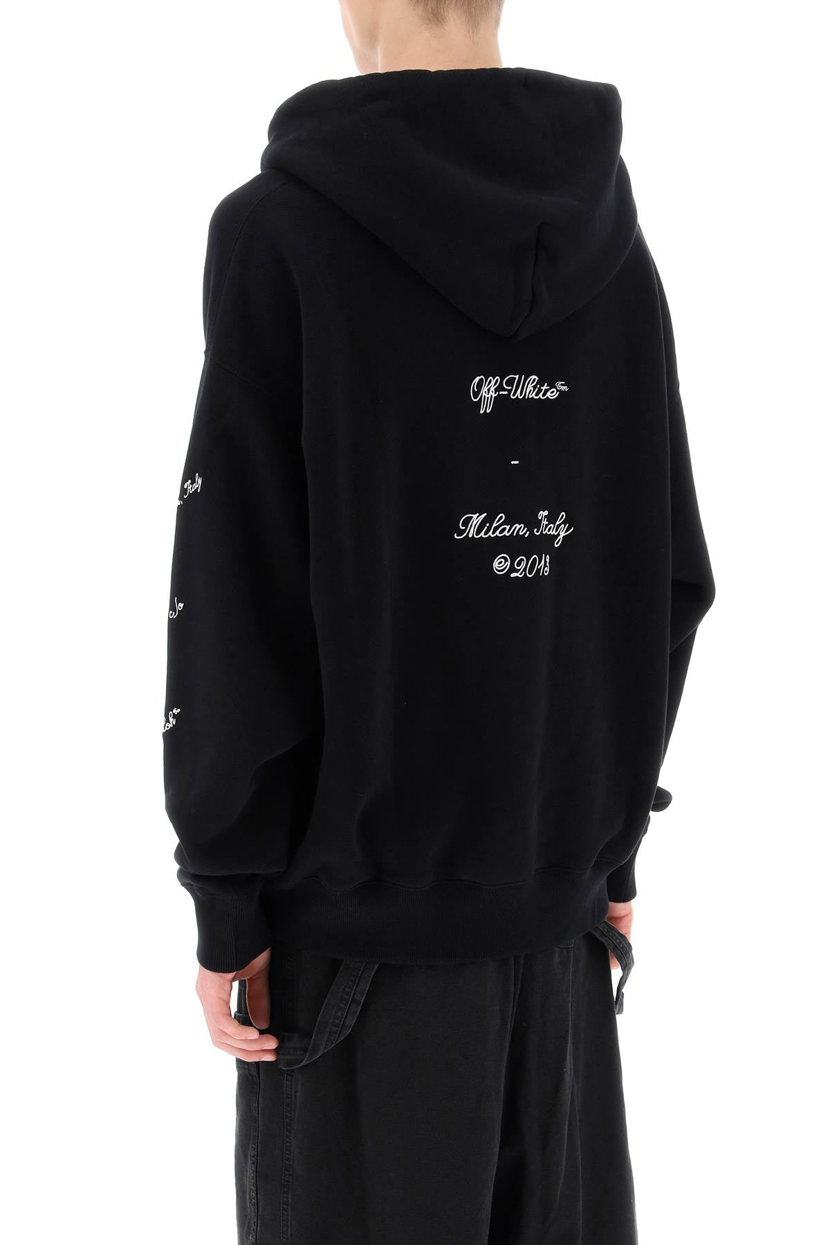 Off-White Off-white skate hoodie with 23 logo