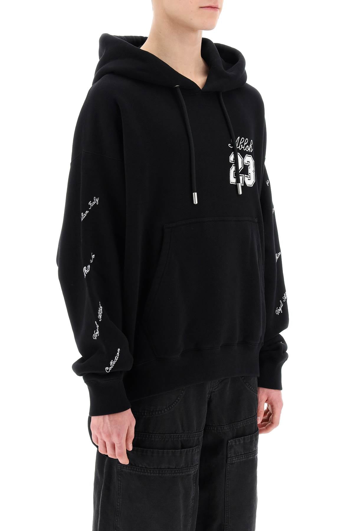 Off-White Off-white skate hoodie with 23 logo