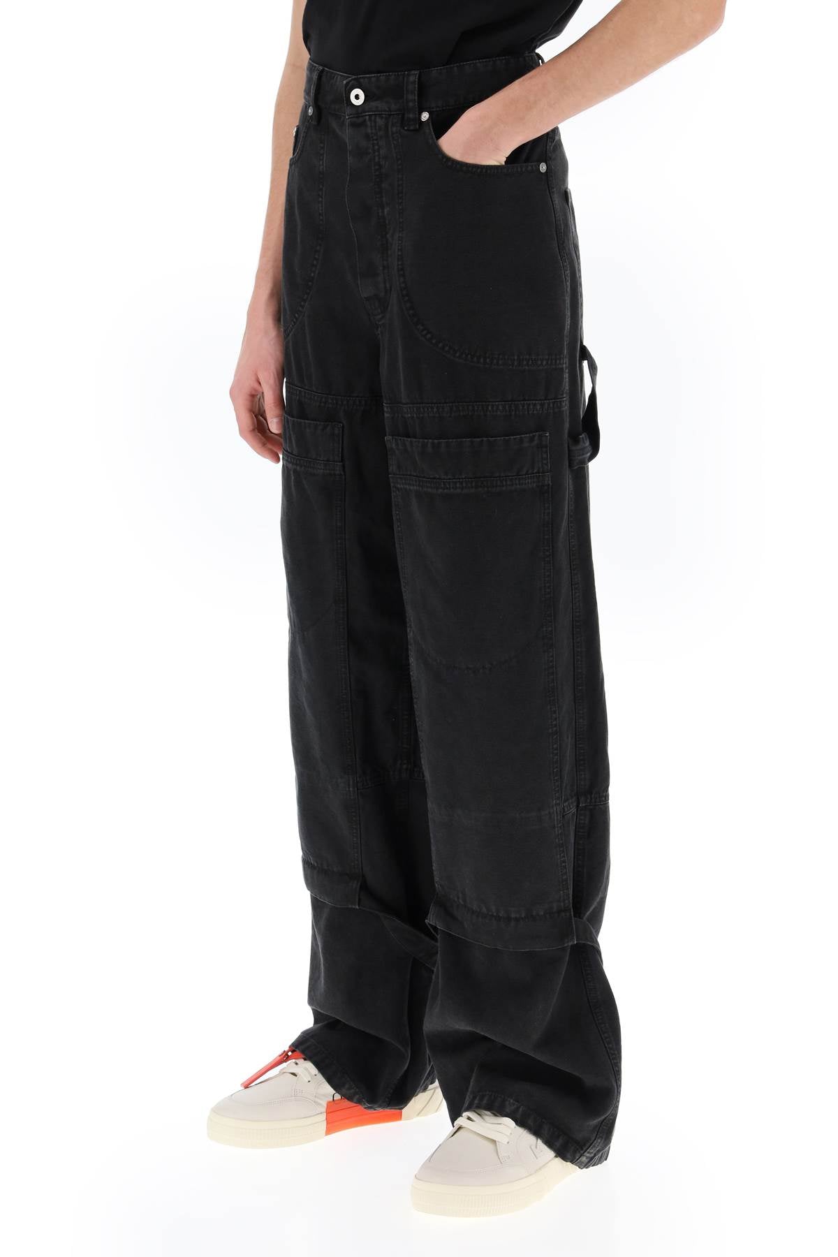 Off-White Off-white wide leg cargo pants