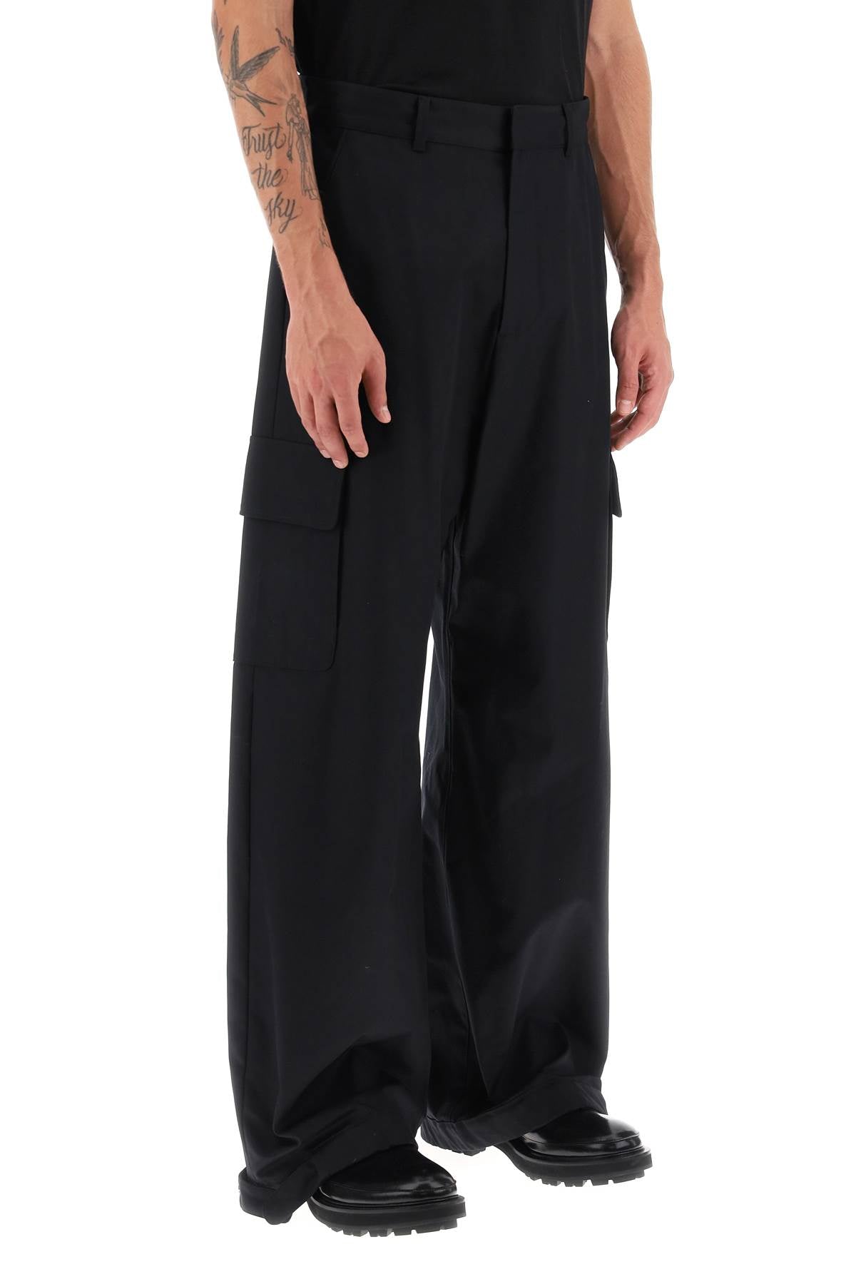 Off-White Off-white wide-leg cargo pants