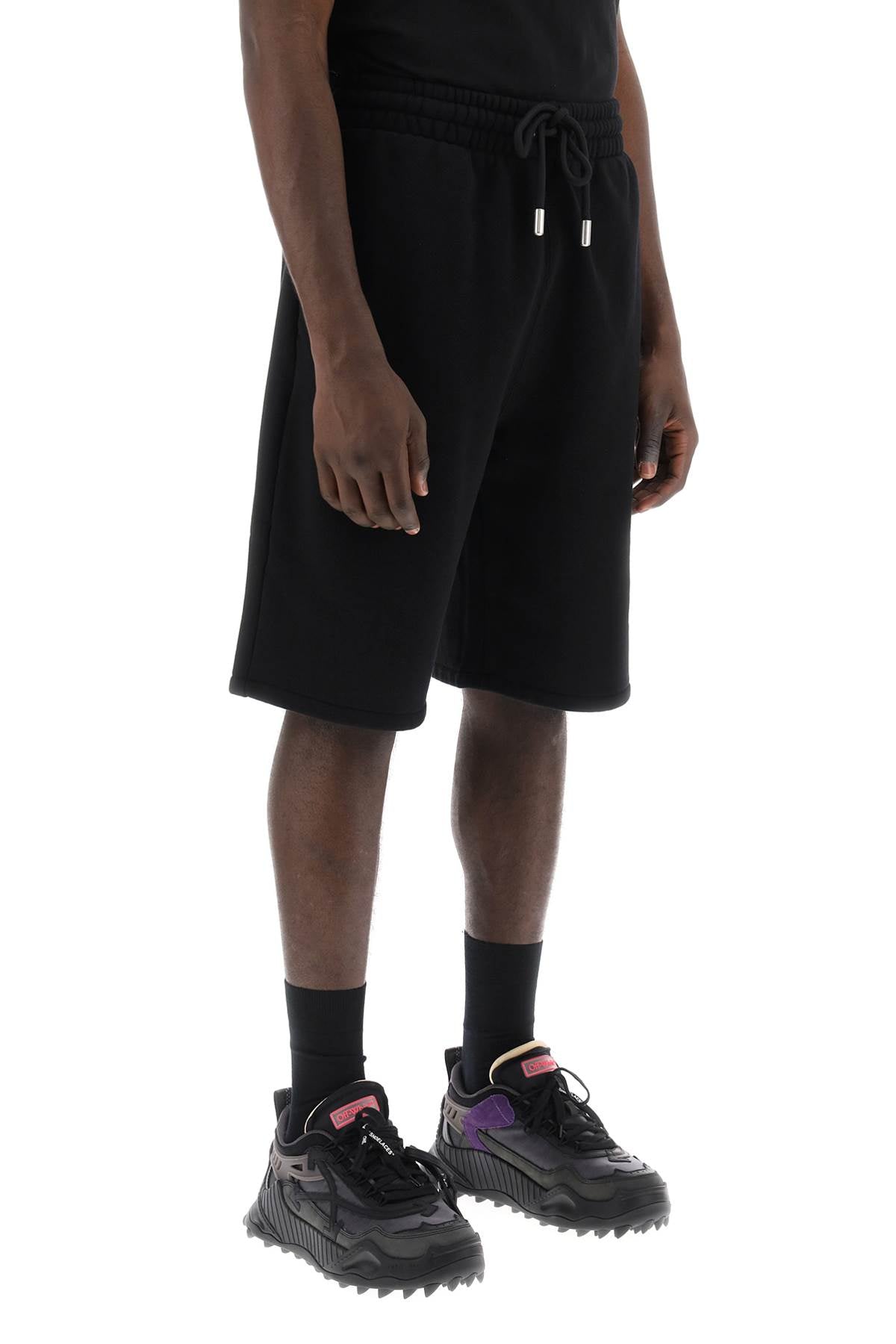 Off-White Off-white "sporty bermuda shorts with embroidered arrow