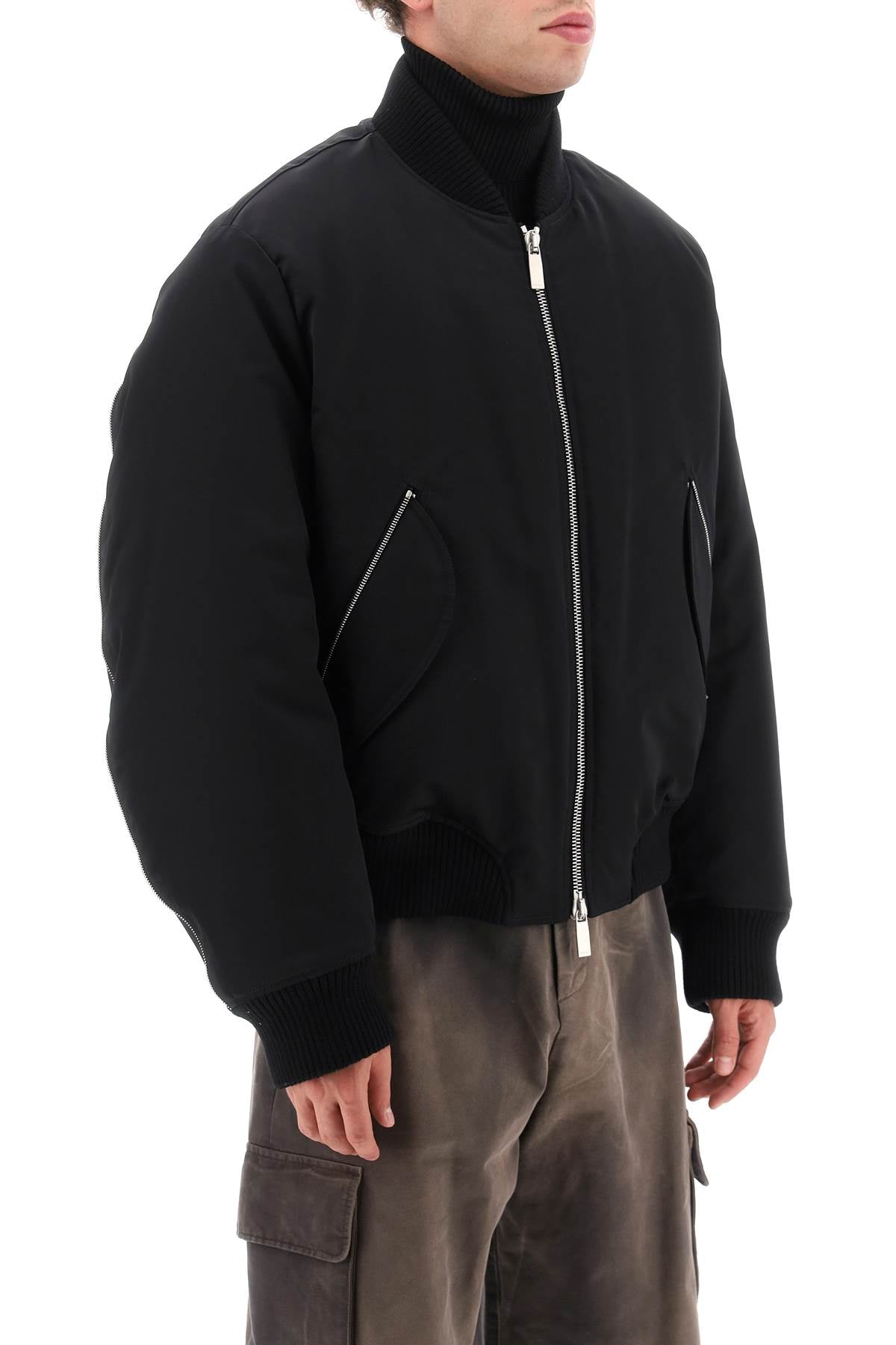 Off-White Off-white nylon-canvas bomber jacket