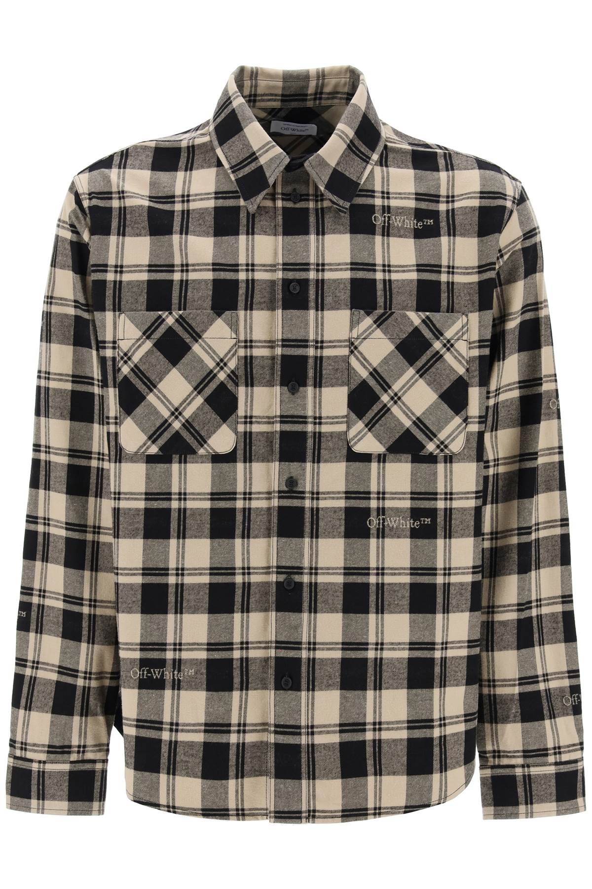 Off-White Off-white check flannel shirt