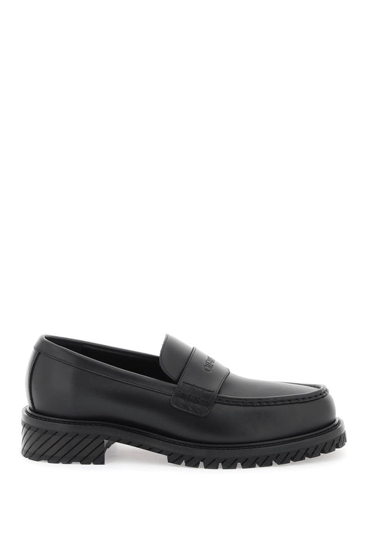 Off-White Off-white leather loafers for