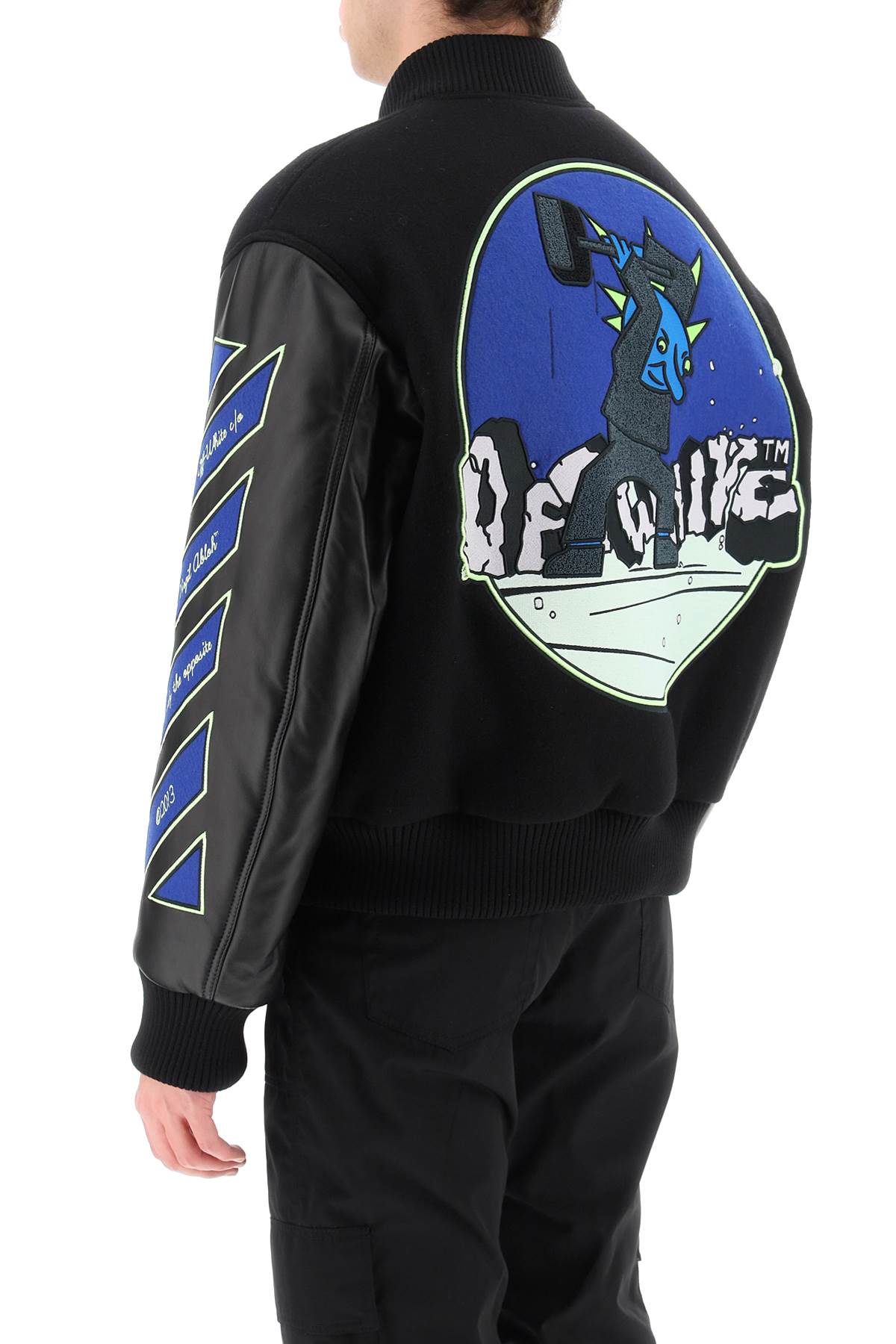 Off-White Off-white 'vars hammer' bomber jacket