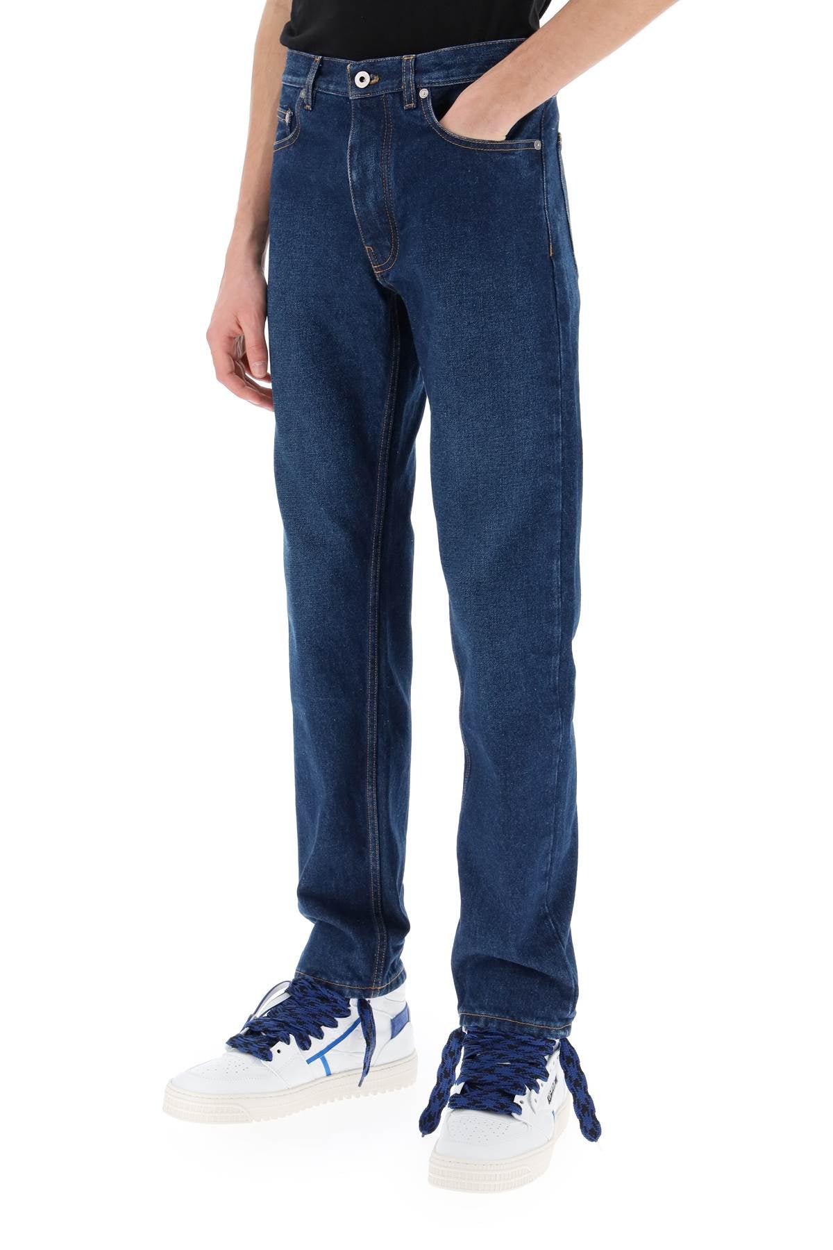 Off-White Off-white regular jeans with tapered cut