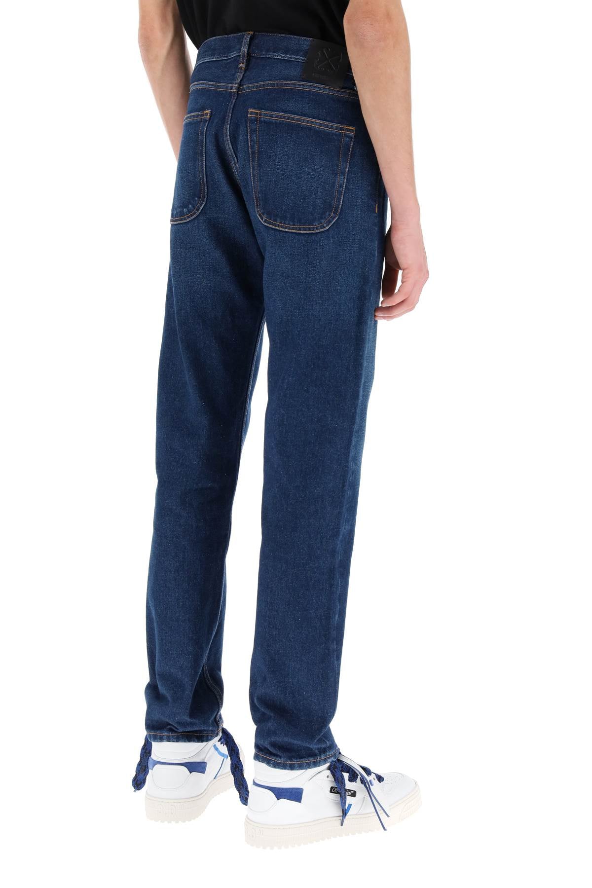 Off-White Off-white regular jeans with tapered cut