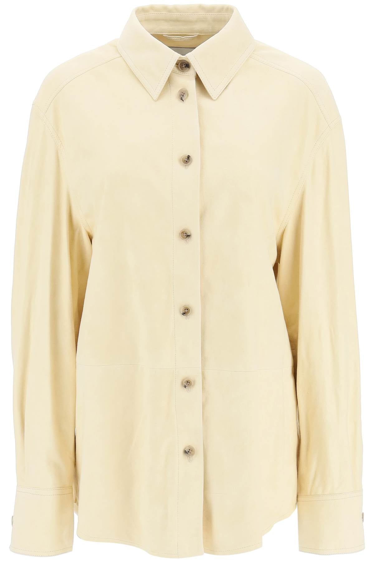 Loulou Studio Loulou studio suede overshirt